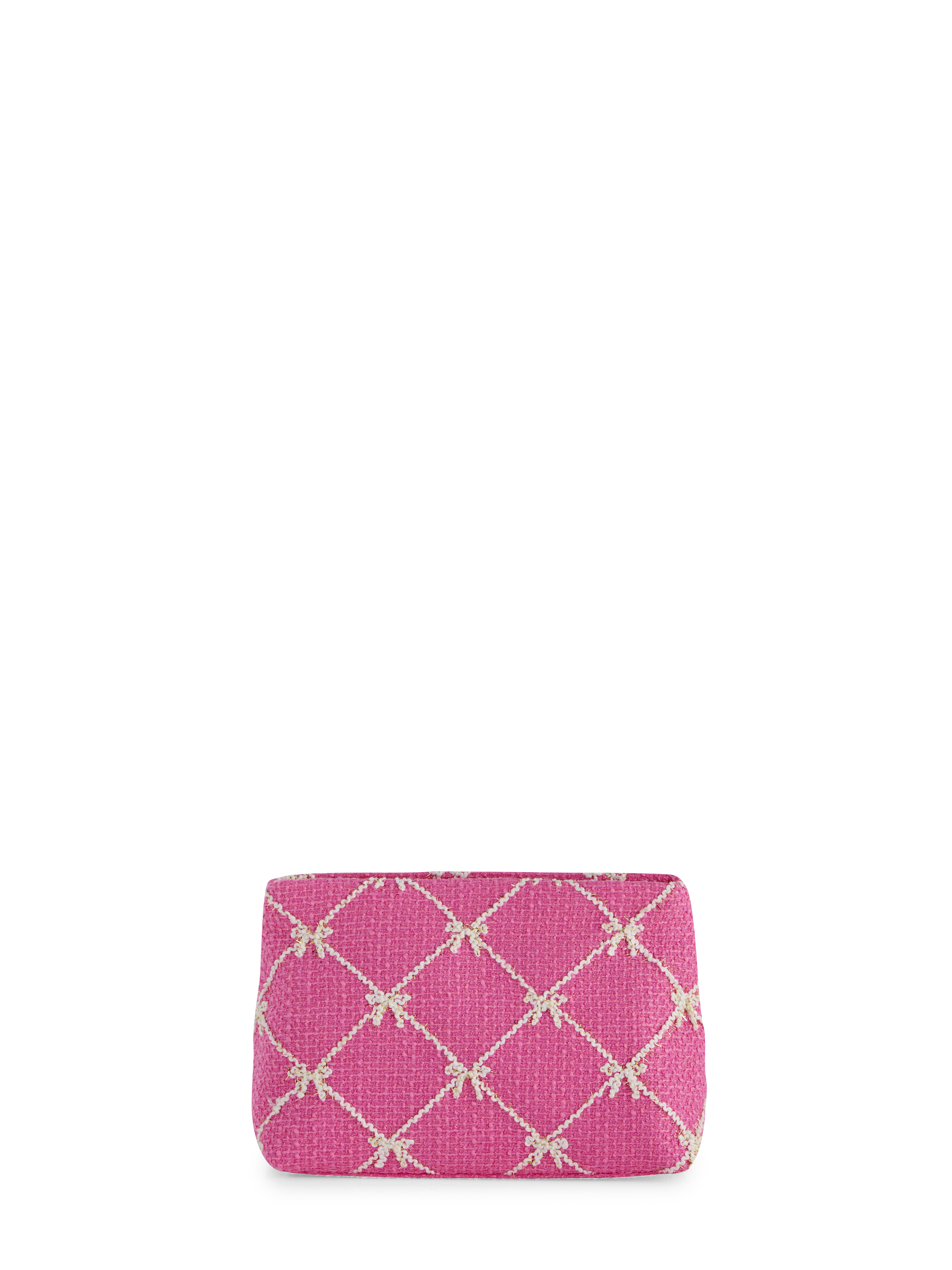 Picture of TINSEL BOW ZIP POUCH, PINK
