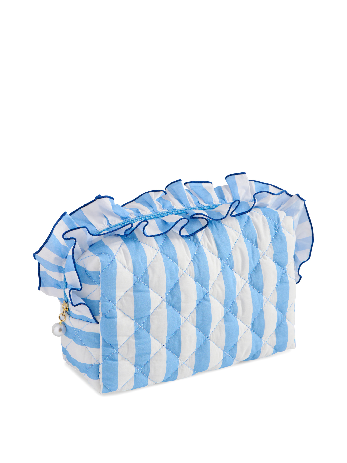 Picture of FANCY LARGE ZIP POUCH,BLUE