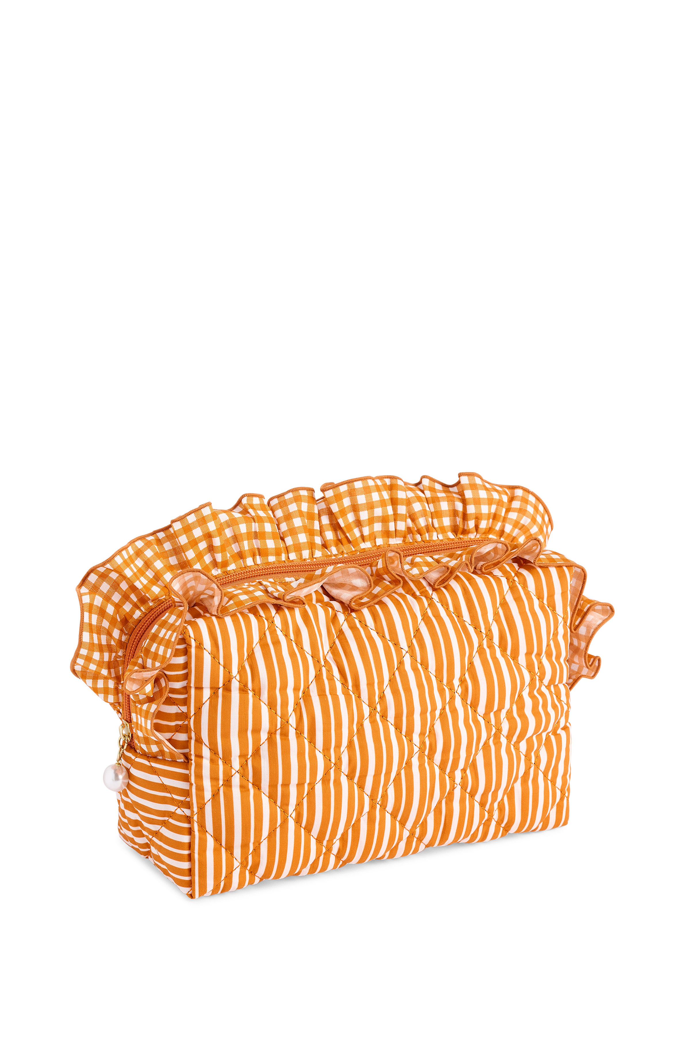 Picture of LUCY L ZIP POUCH,BURNT ORANGE