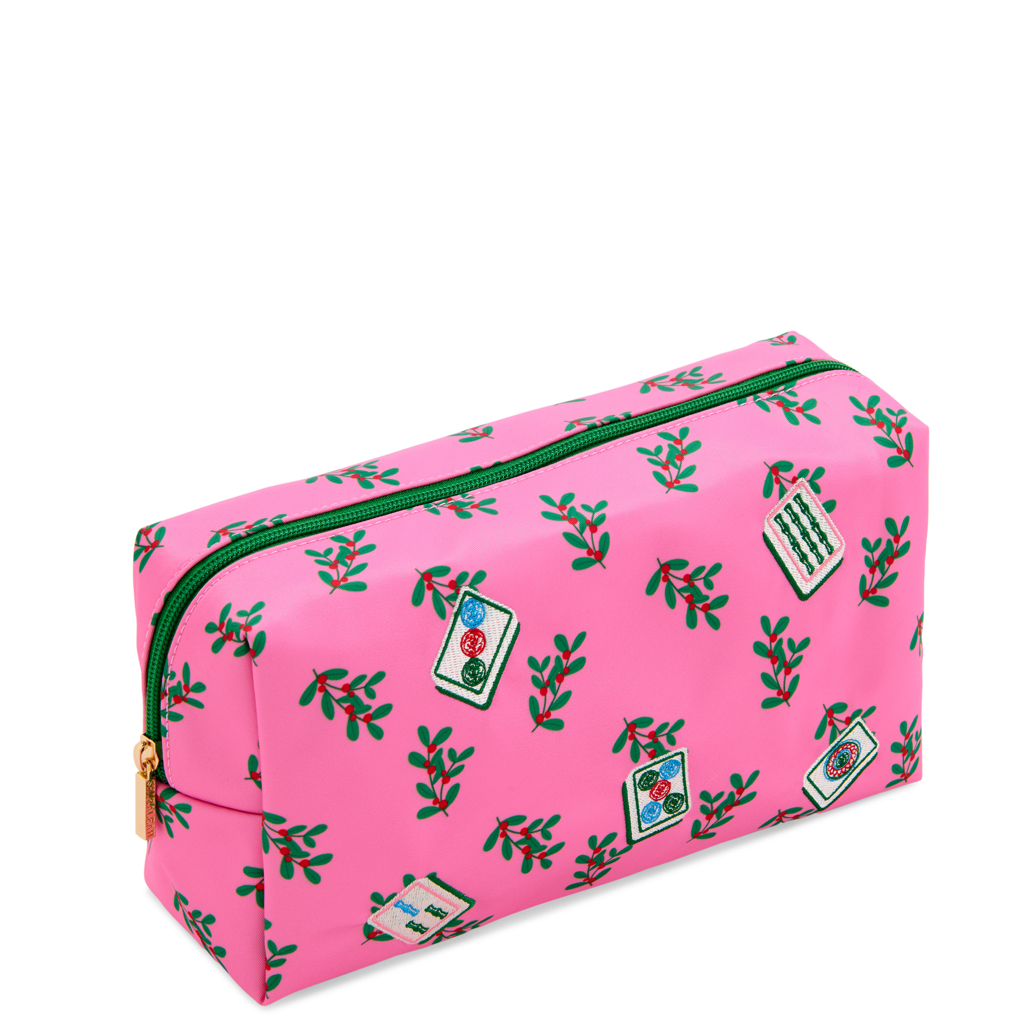 Picture of MAHJONG TILES ZIP POUCH,PINK