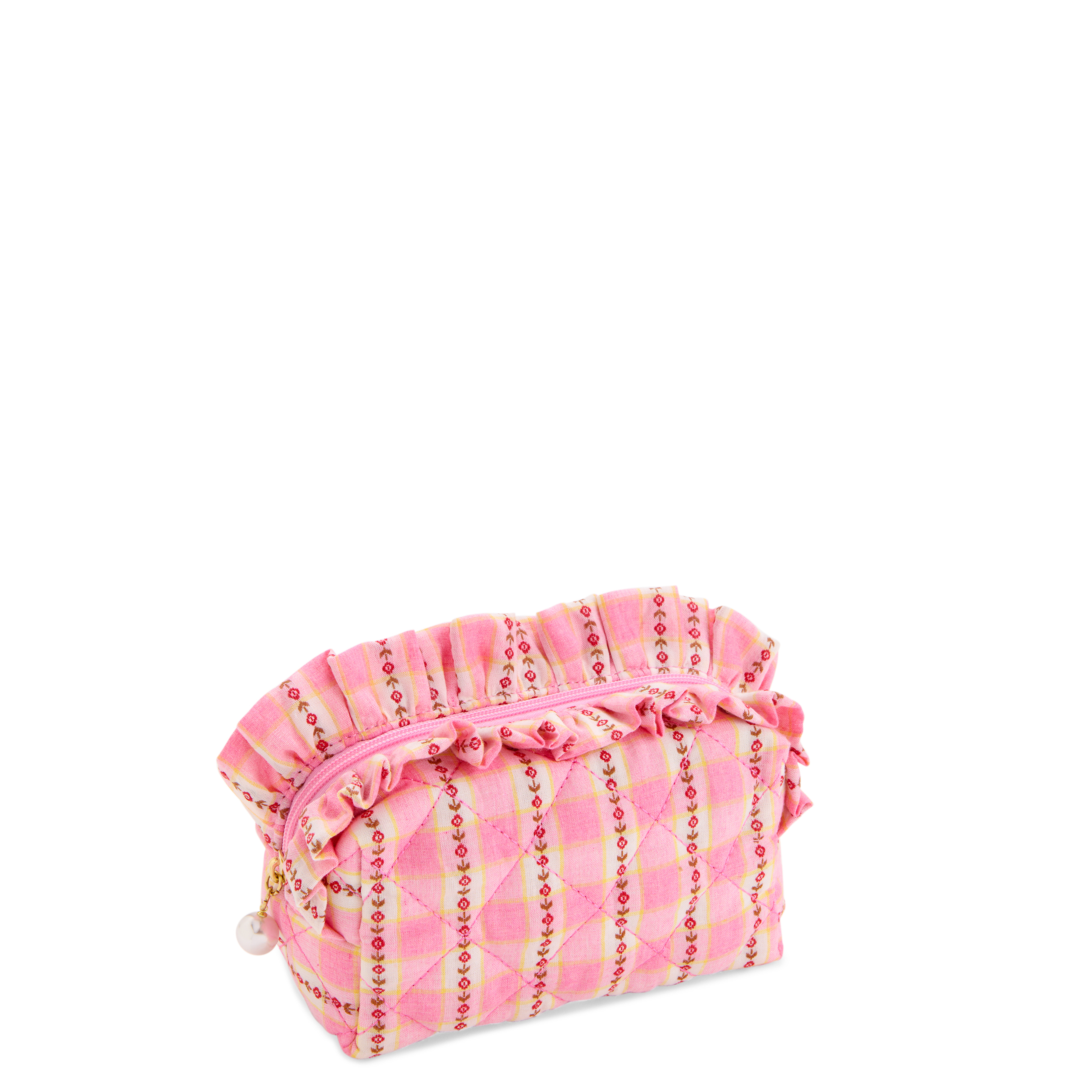 Picture of SCARLETT QUILTED S ZIP POUCH,PINK