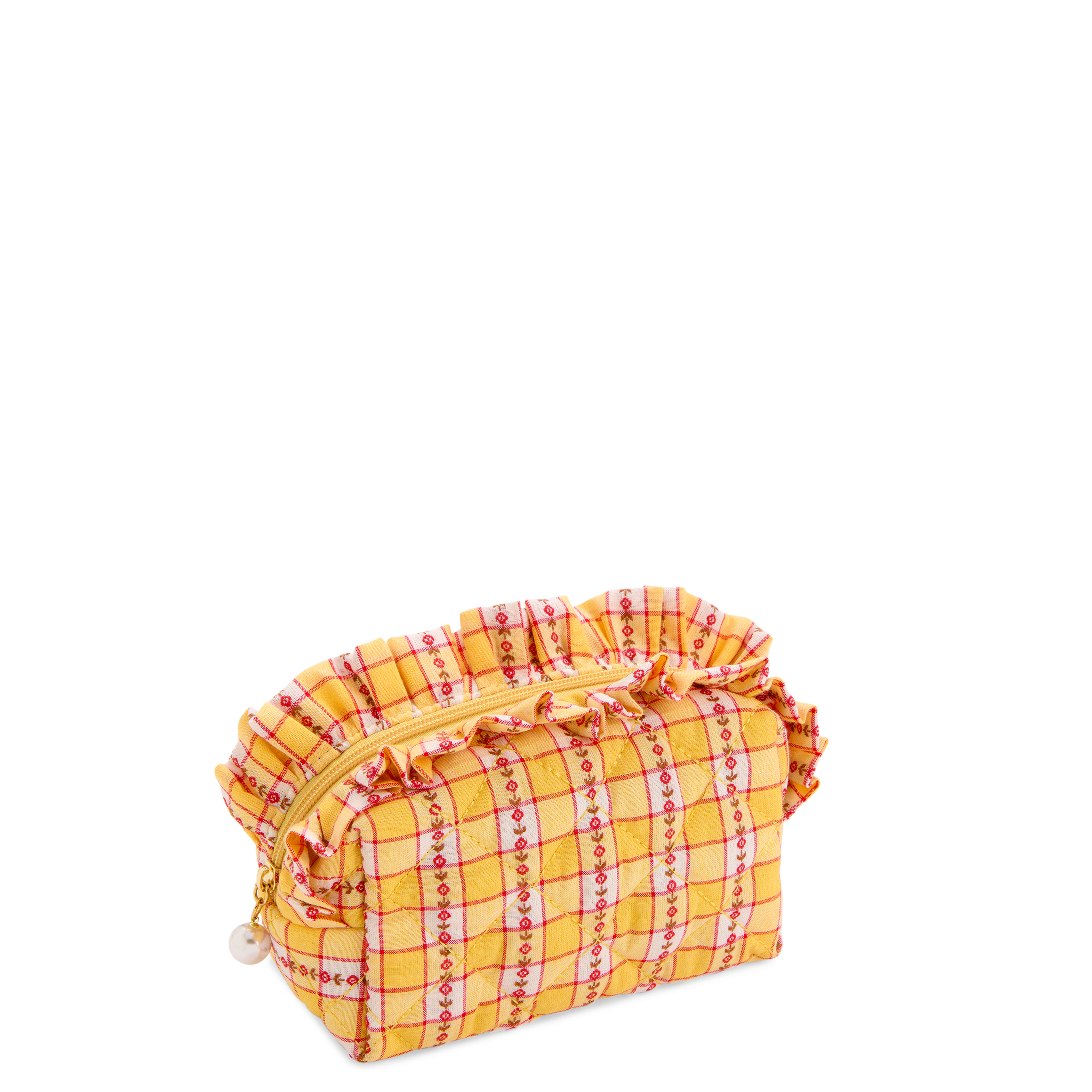Picture of SCARLETT QUILTED S ZIP POUCH,YELLOW
