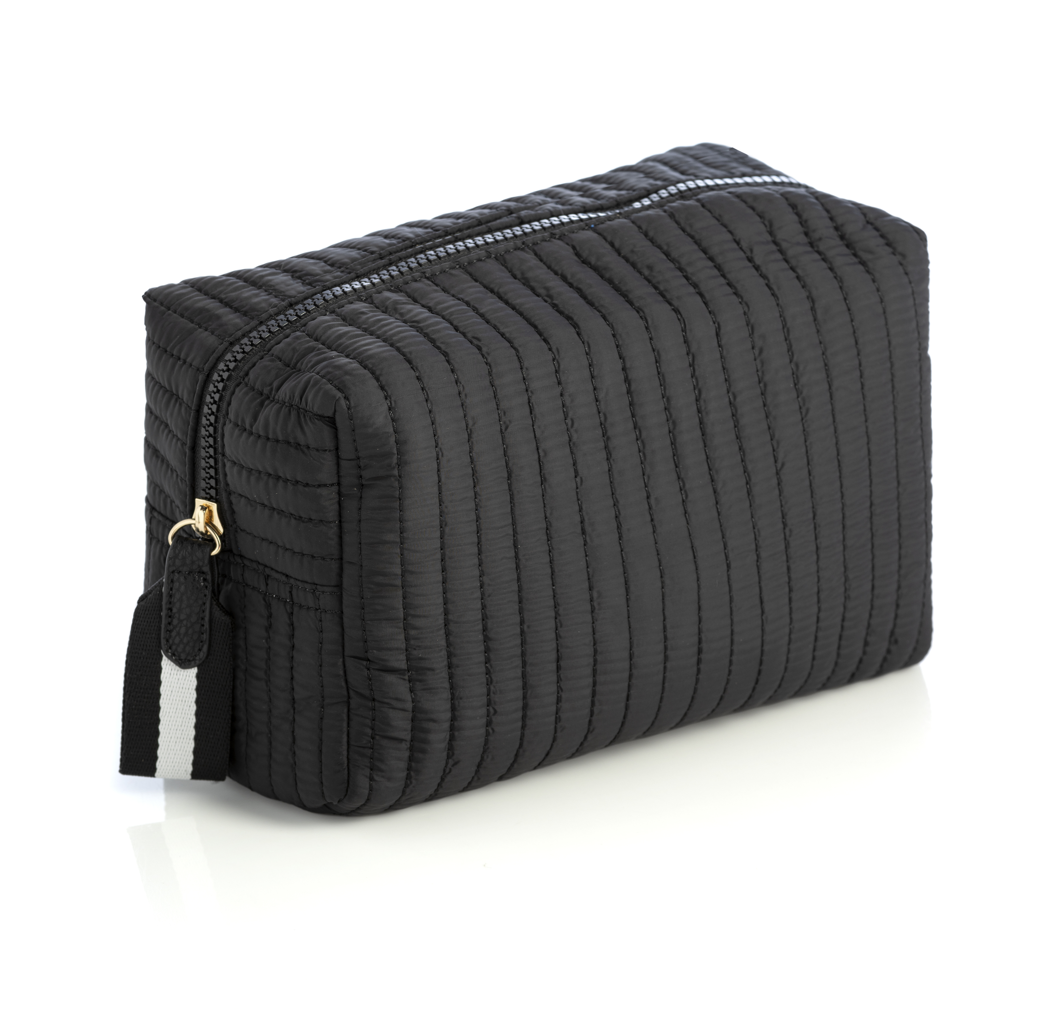 Picture of EZRA LARGE BOXY COSMETIC POUCH, BLACK