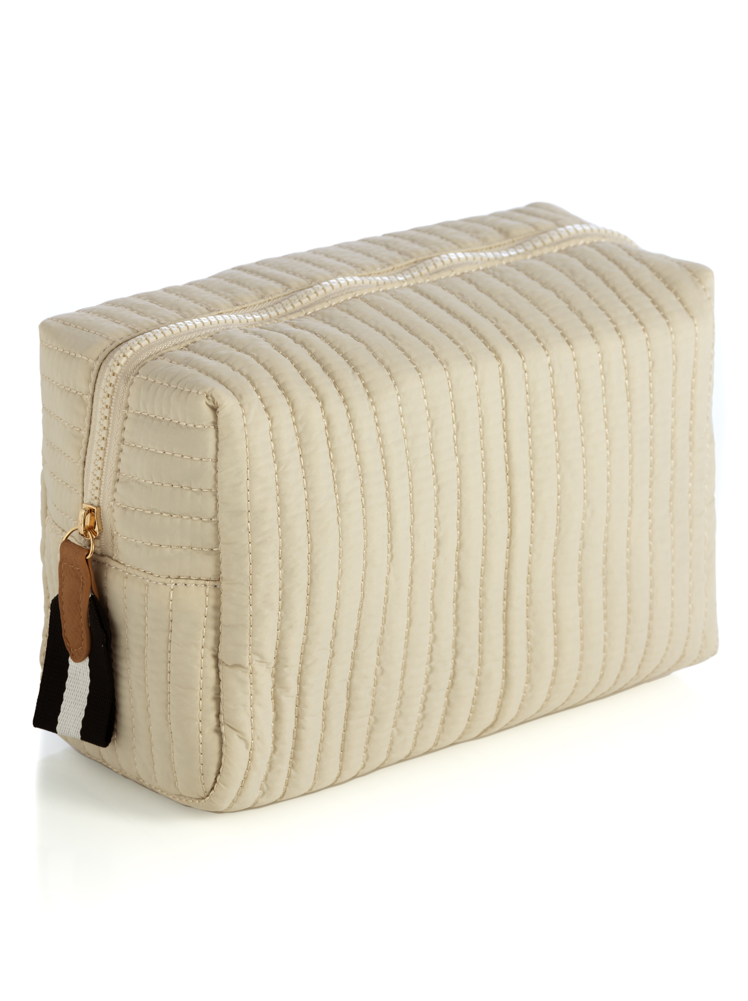 Picture of EZRA LARGE BOXY COSMETIC POUCH, IVORY