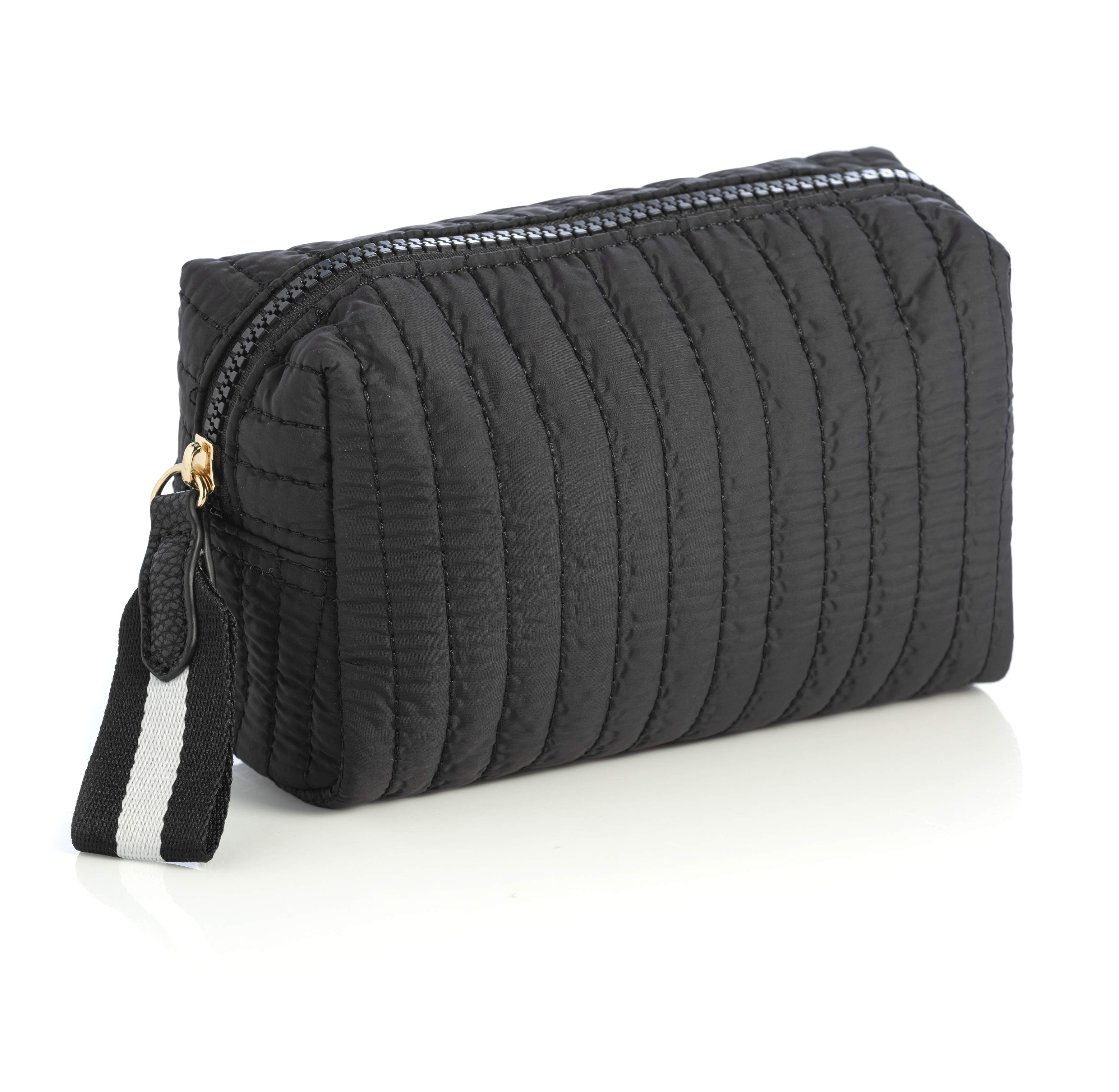 Picture of EZRA SMALL BOXY COSMETIC POUCH, BLACK