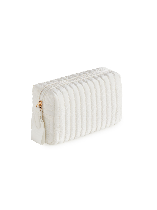 Picture of LOGAN SMALL BOXY COSMETIC POUCH, PEARL