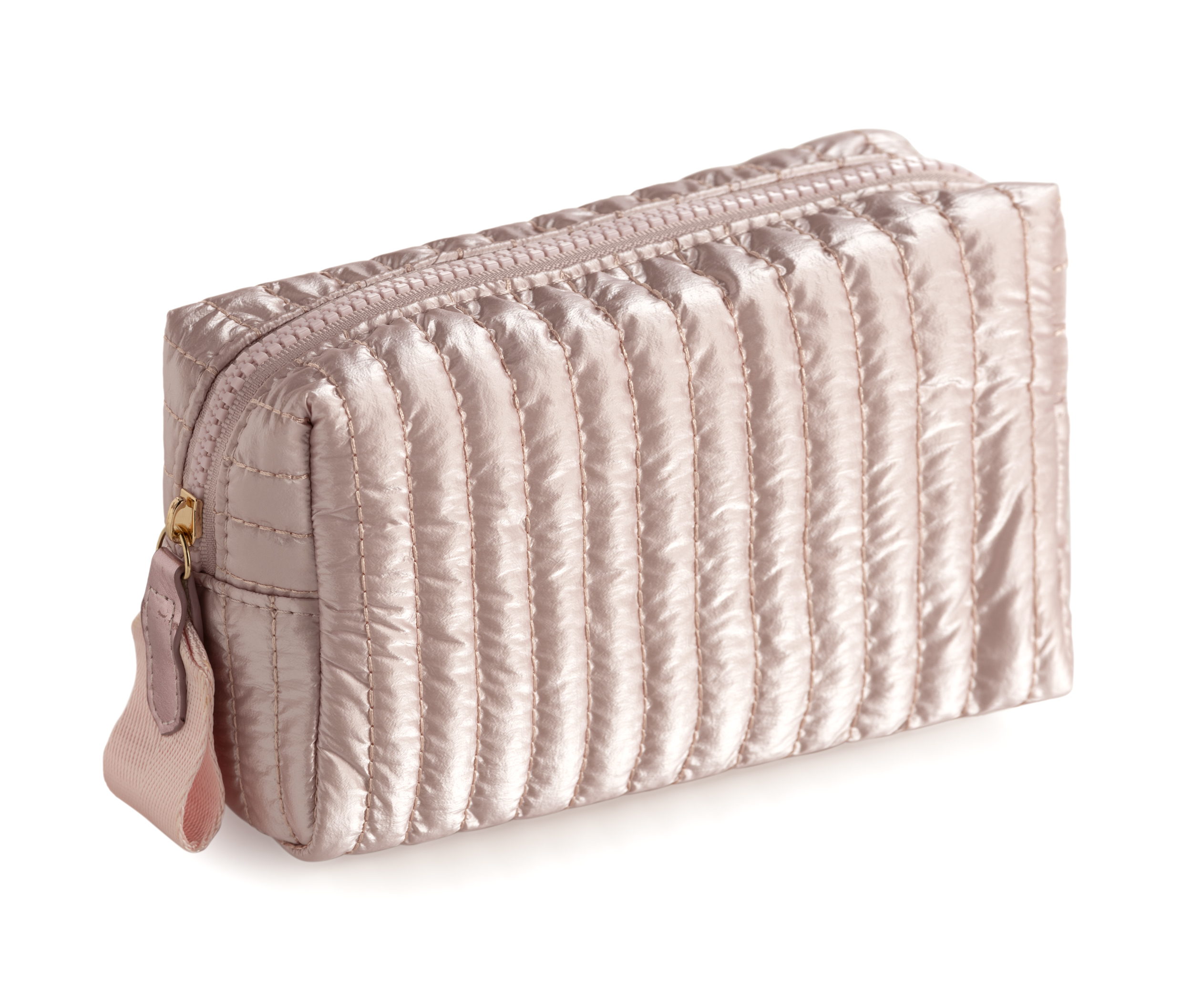 Picture of LOGAN SMALL BOXY COSMETIC POUCH, ROSE