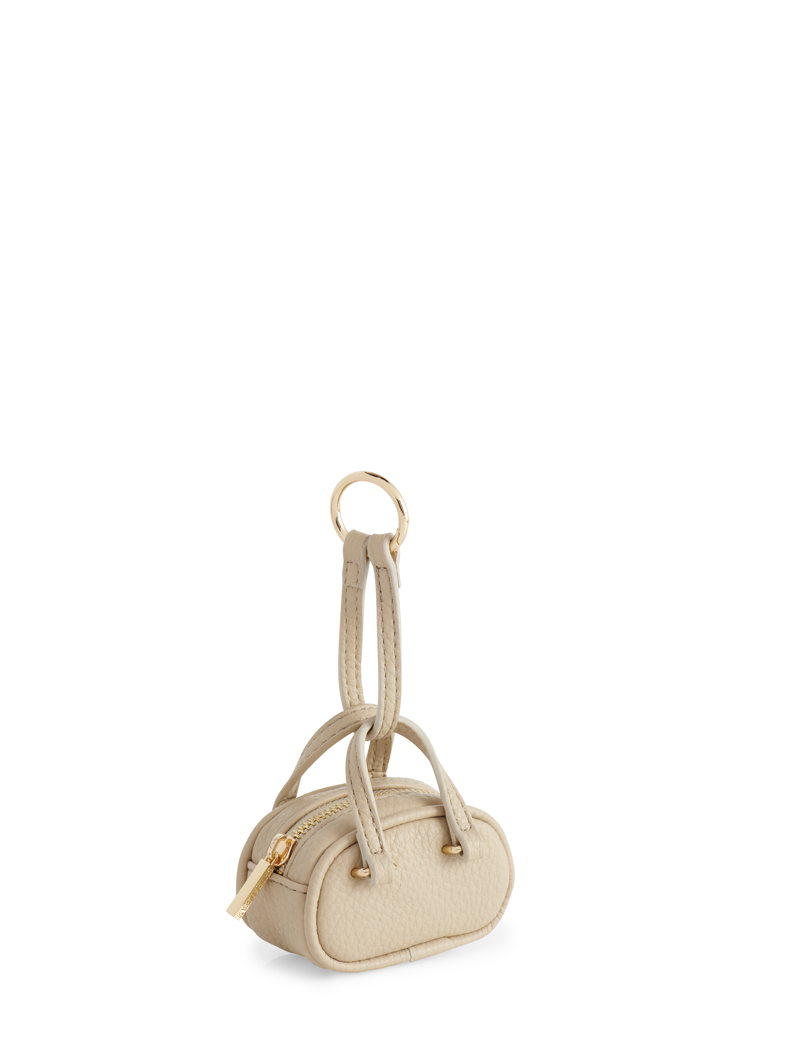 Picture of VALLERIE BAG CHARM/KEY RING, PEBBLE