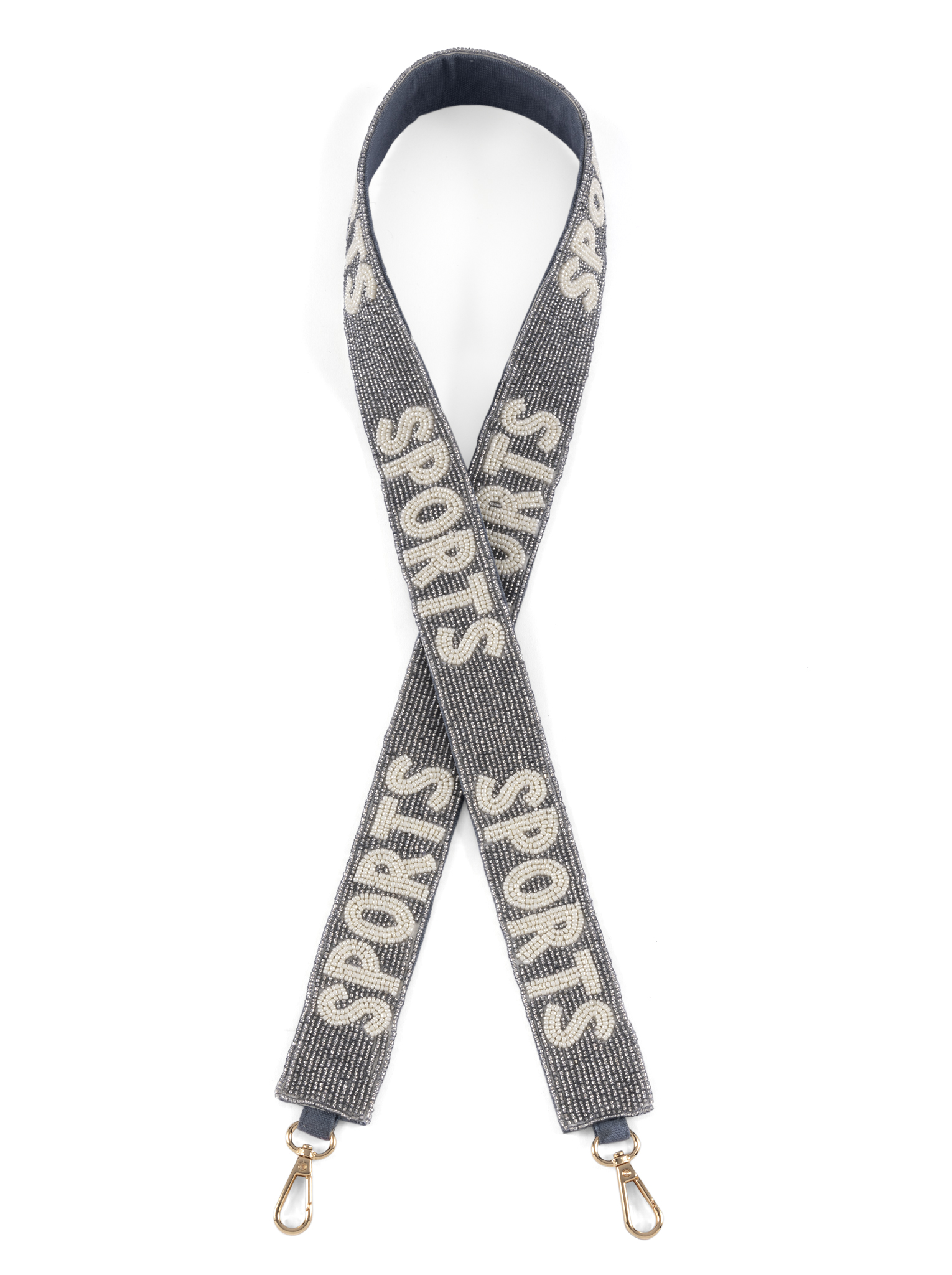 Picture of SPORTS BEADED BAG STRAP,SILVER