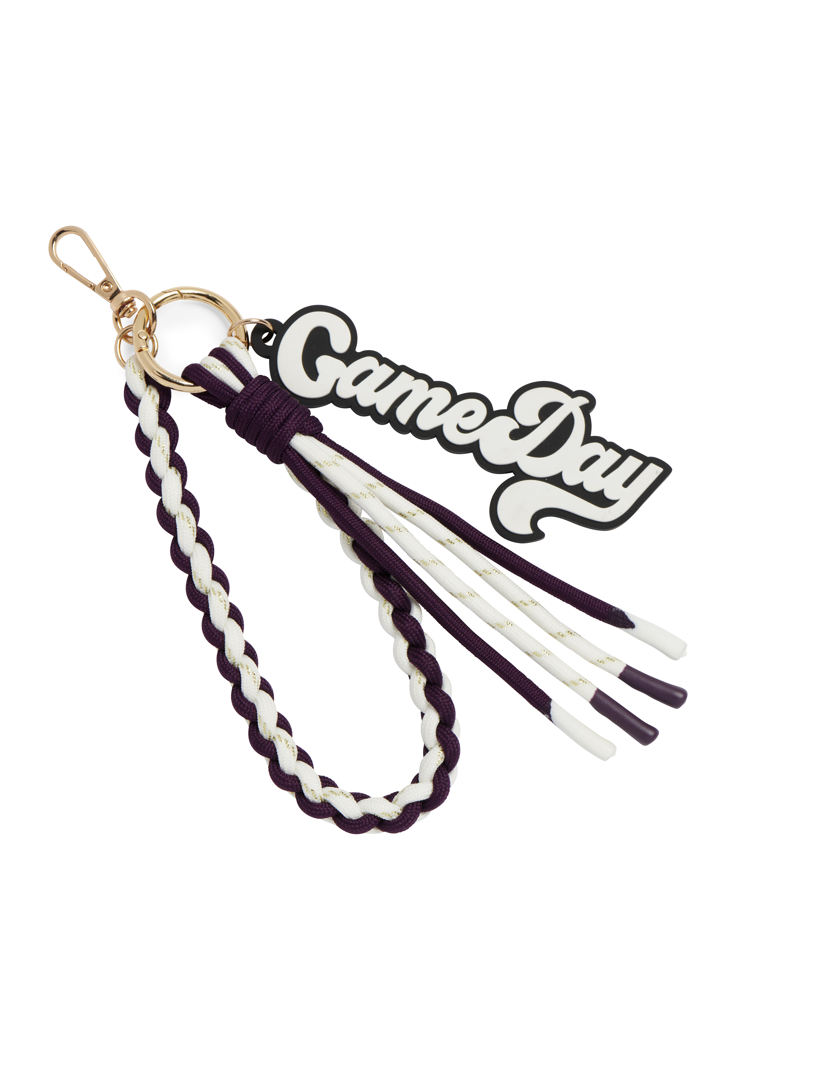 Picture of GAME DAY BAG CHARM/KEY RING,PURPLE