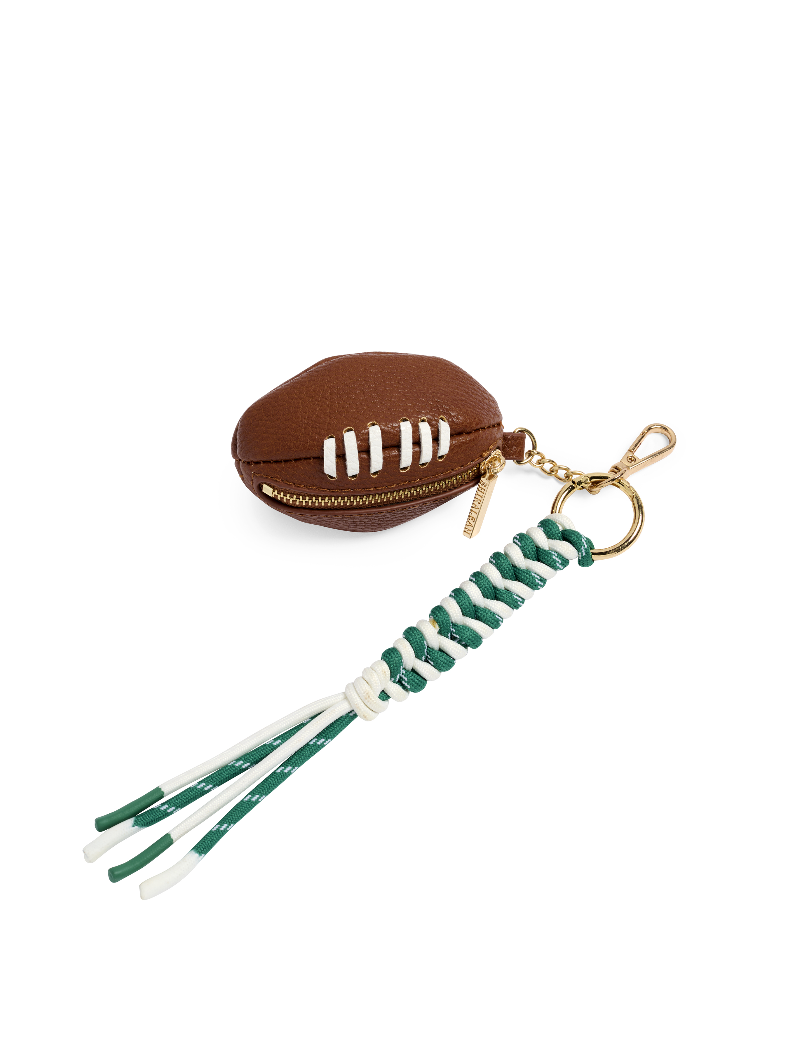 Picture of FOOTBALL BAG CHARM/KEY RING,GREEN