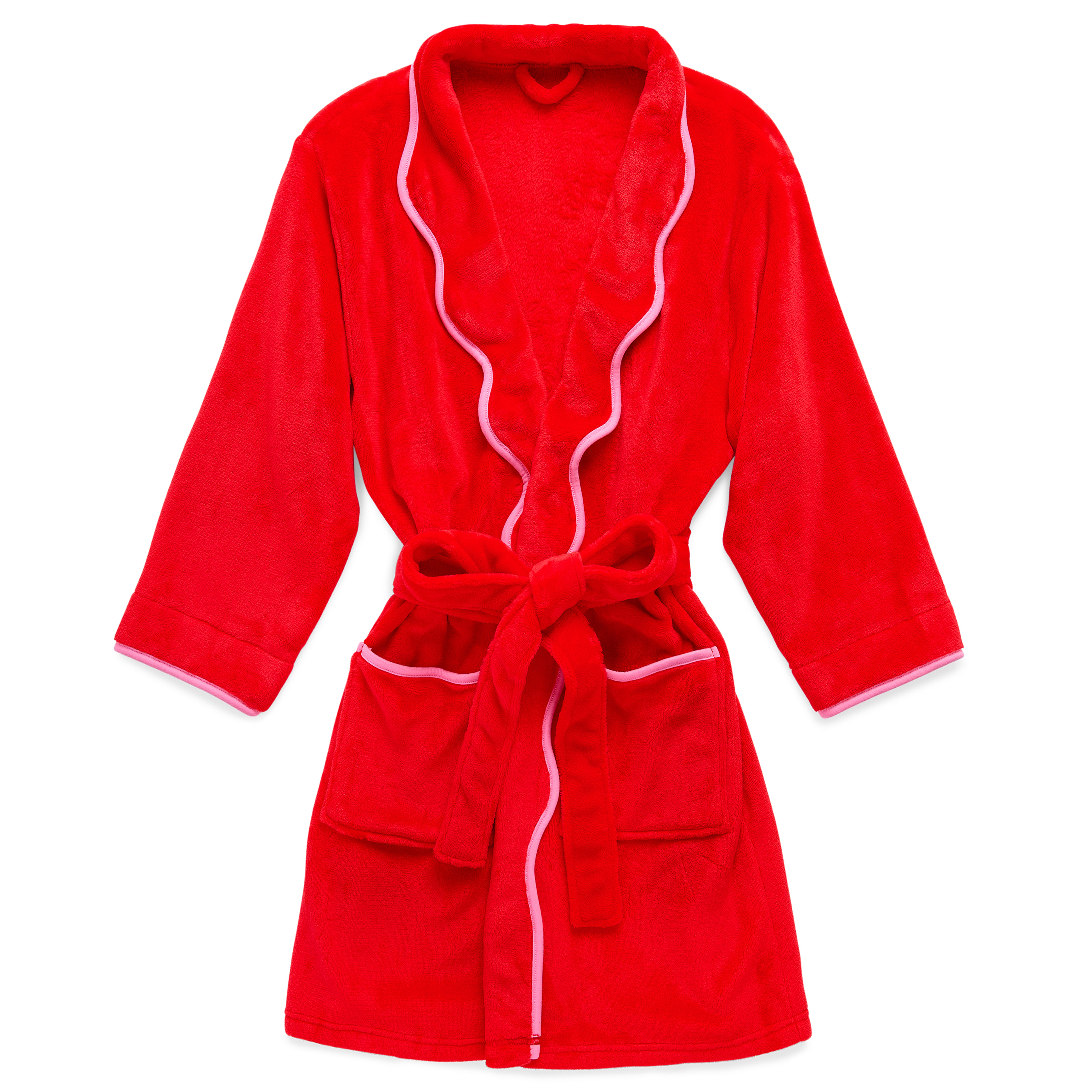 Picture of ASST/2 ROSIE SCALLOP ROBES,RED