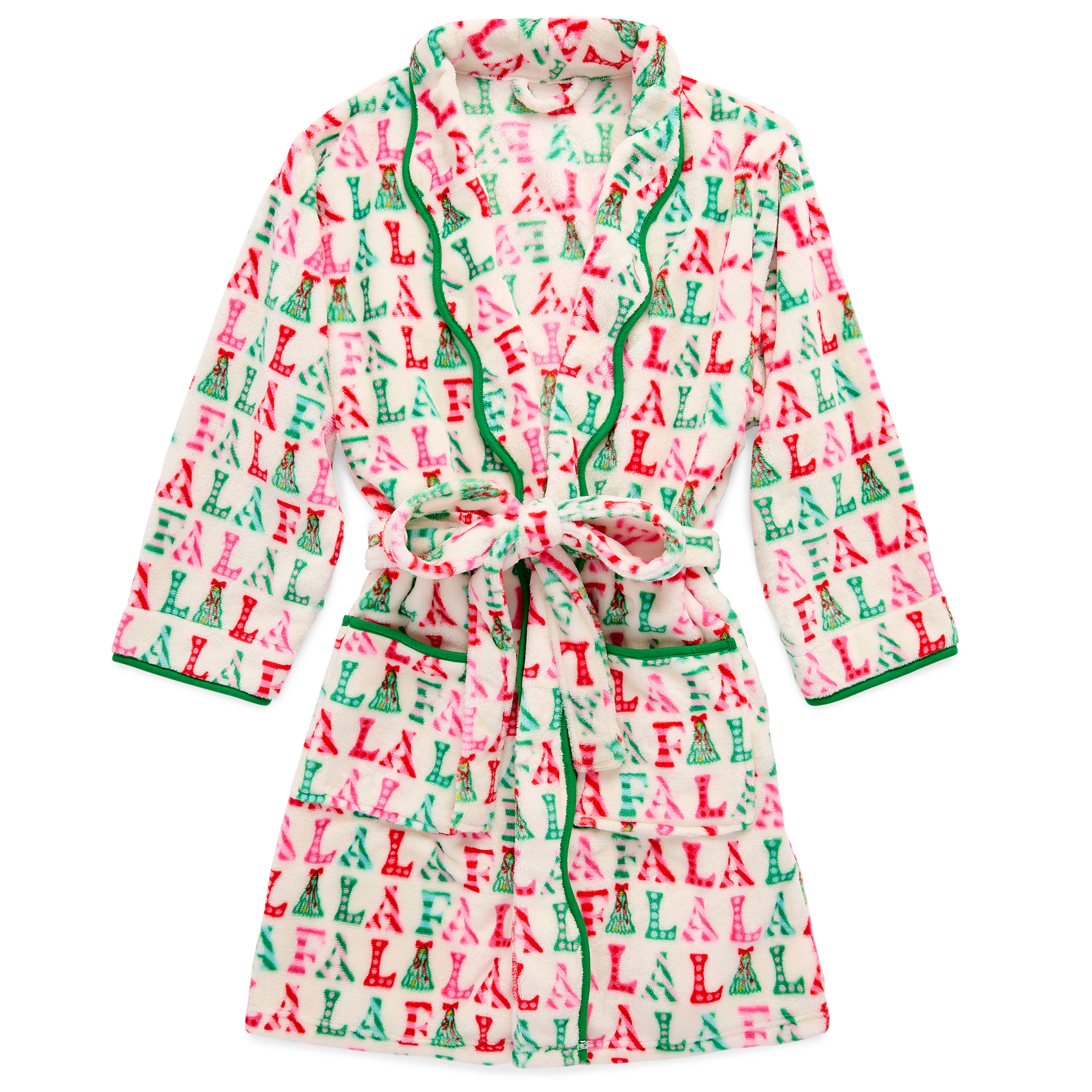 Picture of L/XL "FA LA LA" ROBE,MULTI