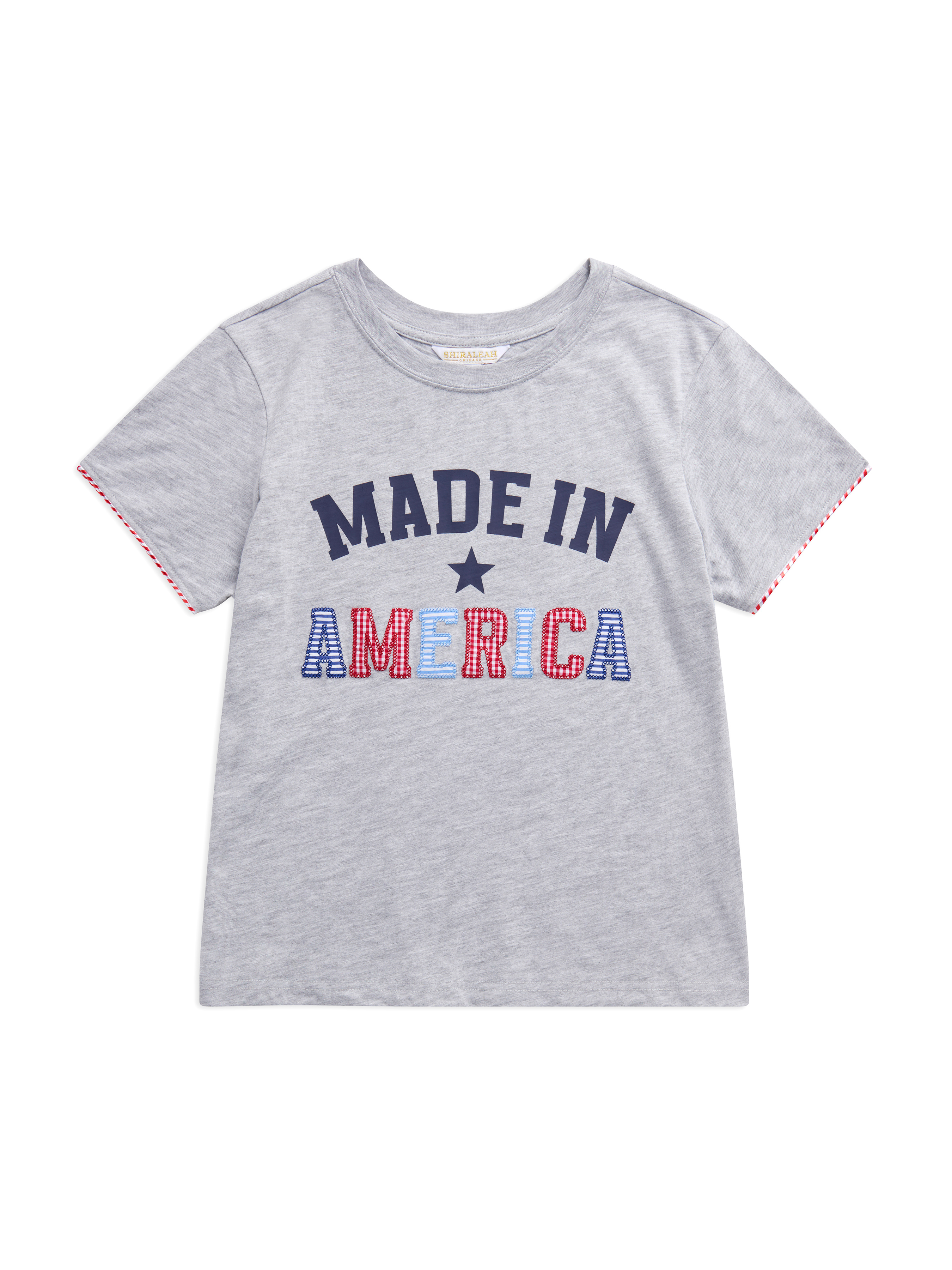 Picture of ASST SET/7 "MADE IN AMERICA" RELAXED TEES,GREY