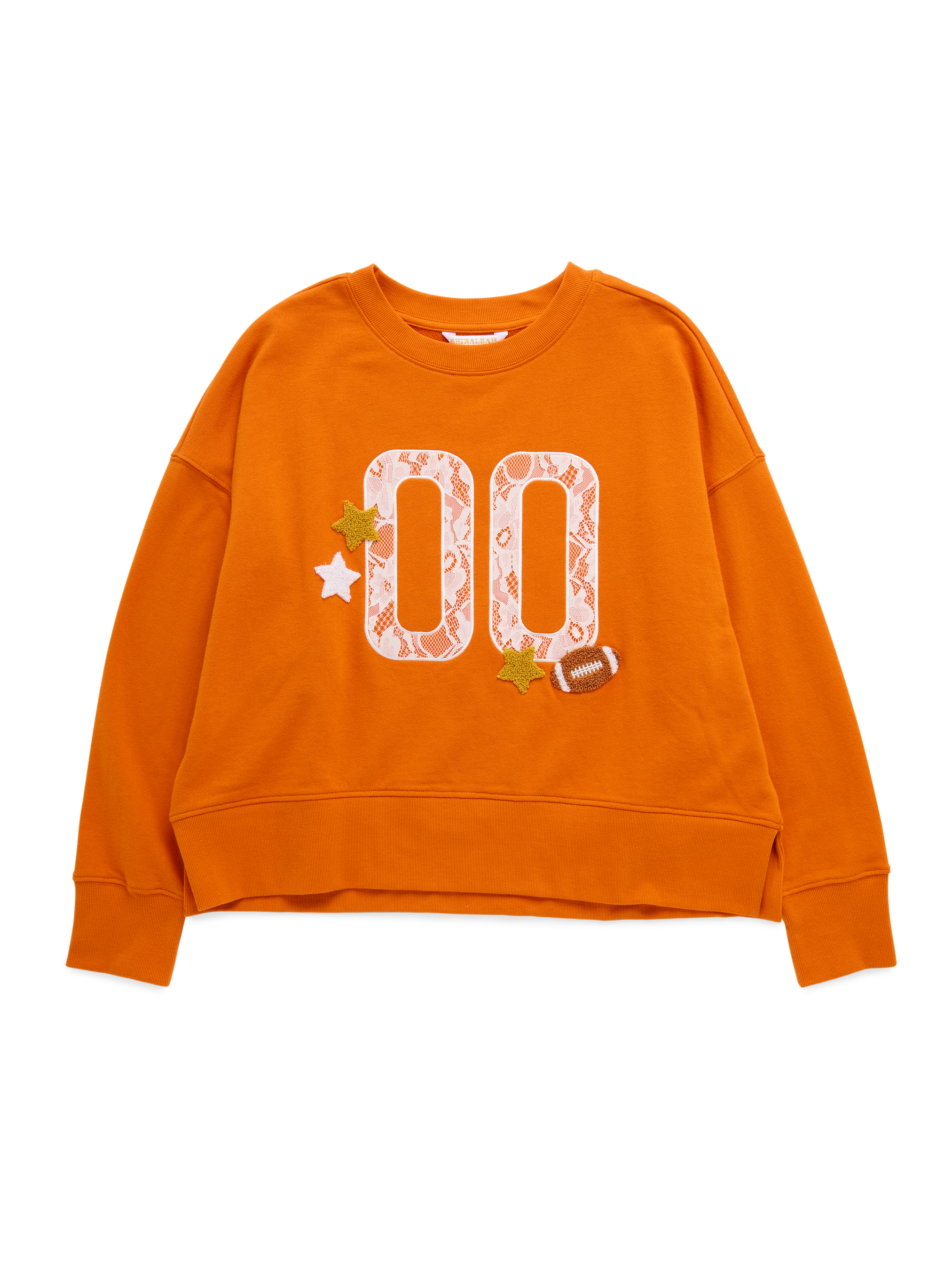 Picture of S  "00" VARSITY RELAXED SWEATSHIRT,BURNT ORANGE