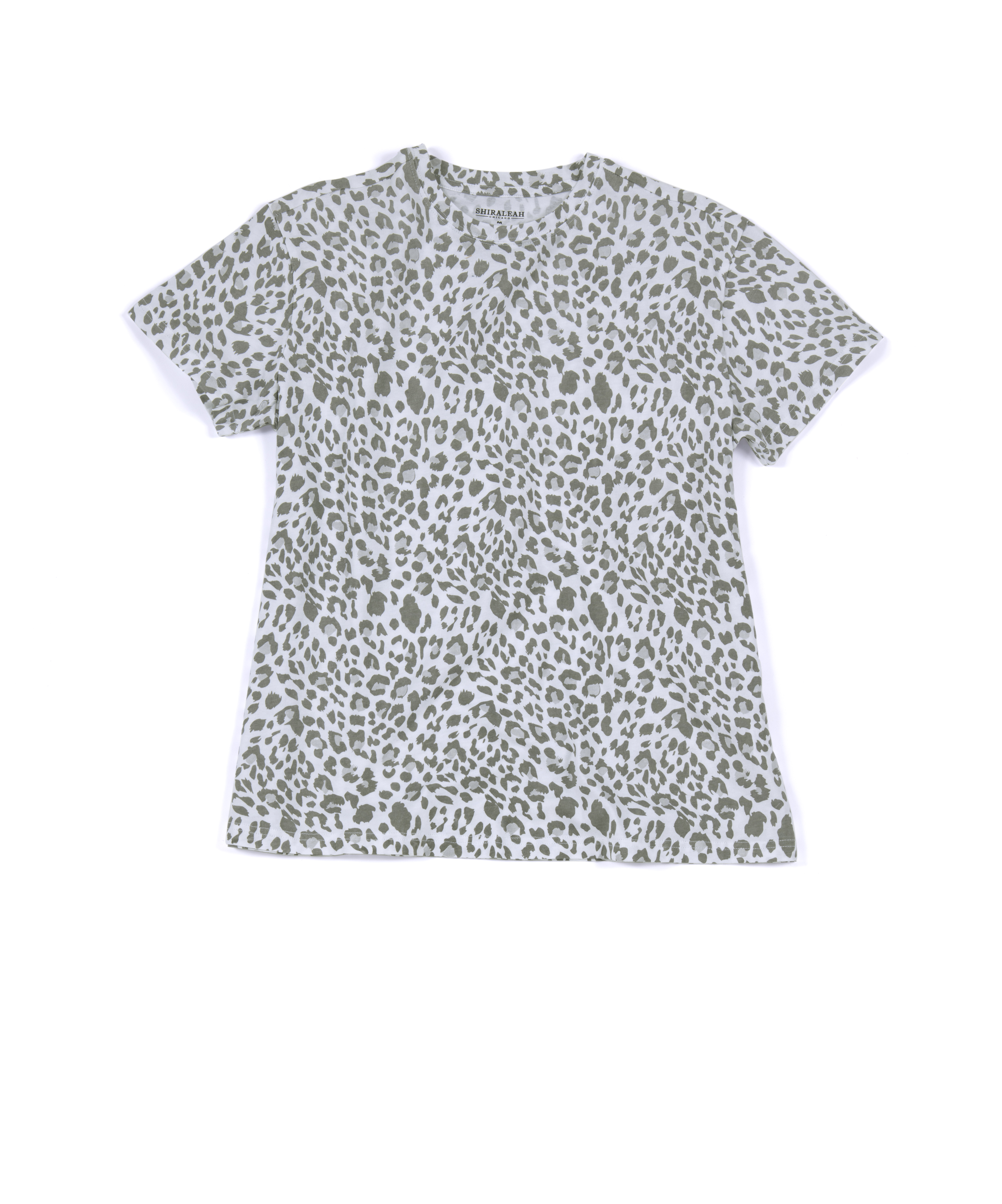 Picture of KIARA LEOPARD T-SHIRT-L,GREY
