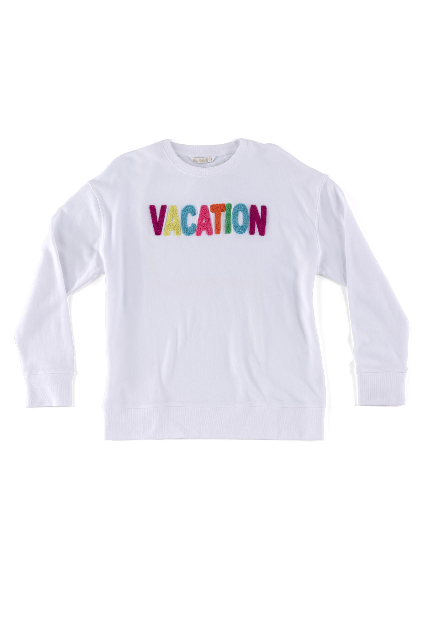 Picture of "VACATION" SWEATSHIRT MEDIUM, WHITE