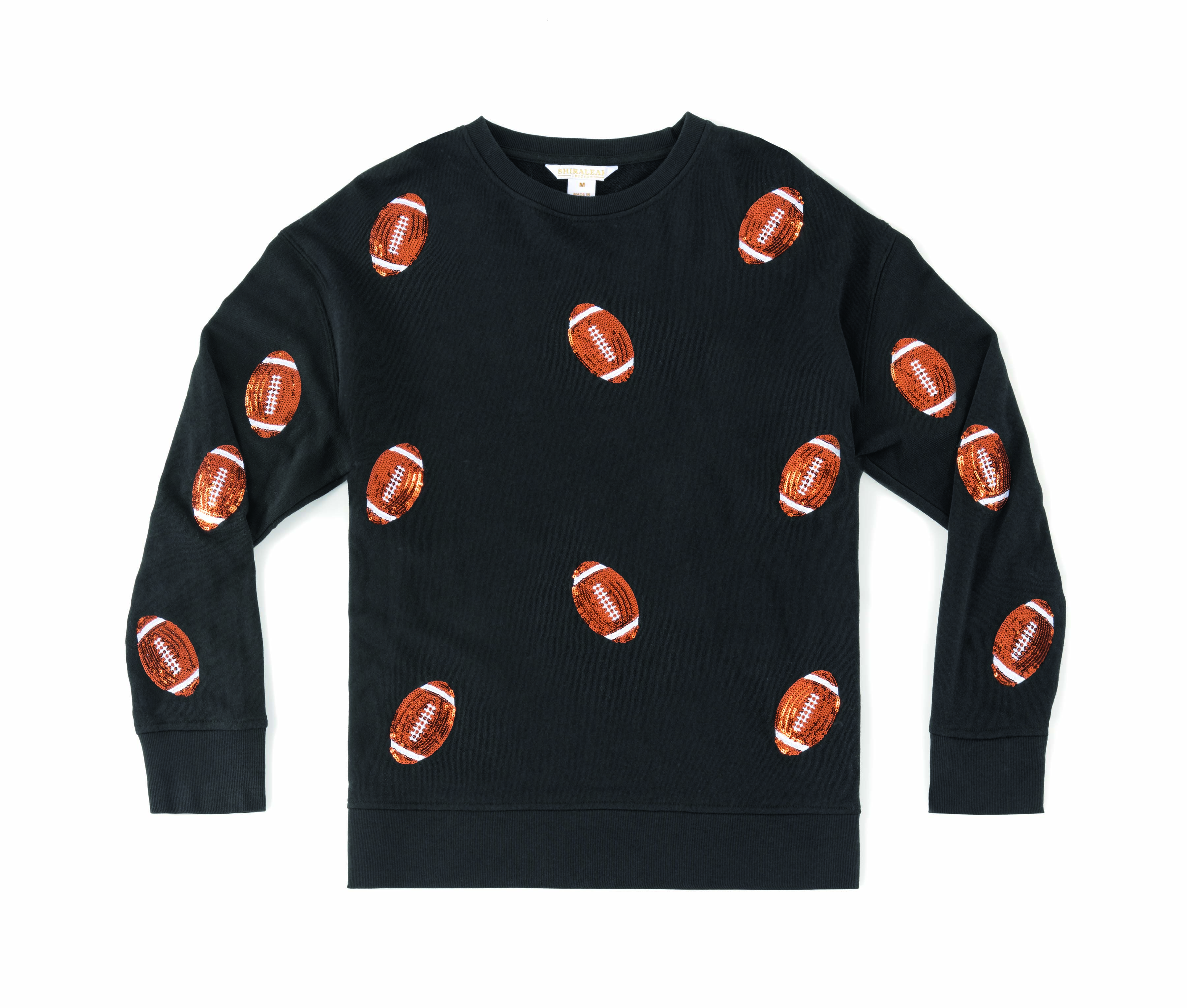 Picture of XL SEQUIN FOOTBALL CLASSIC SWEATSHIRT