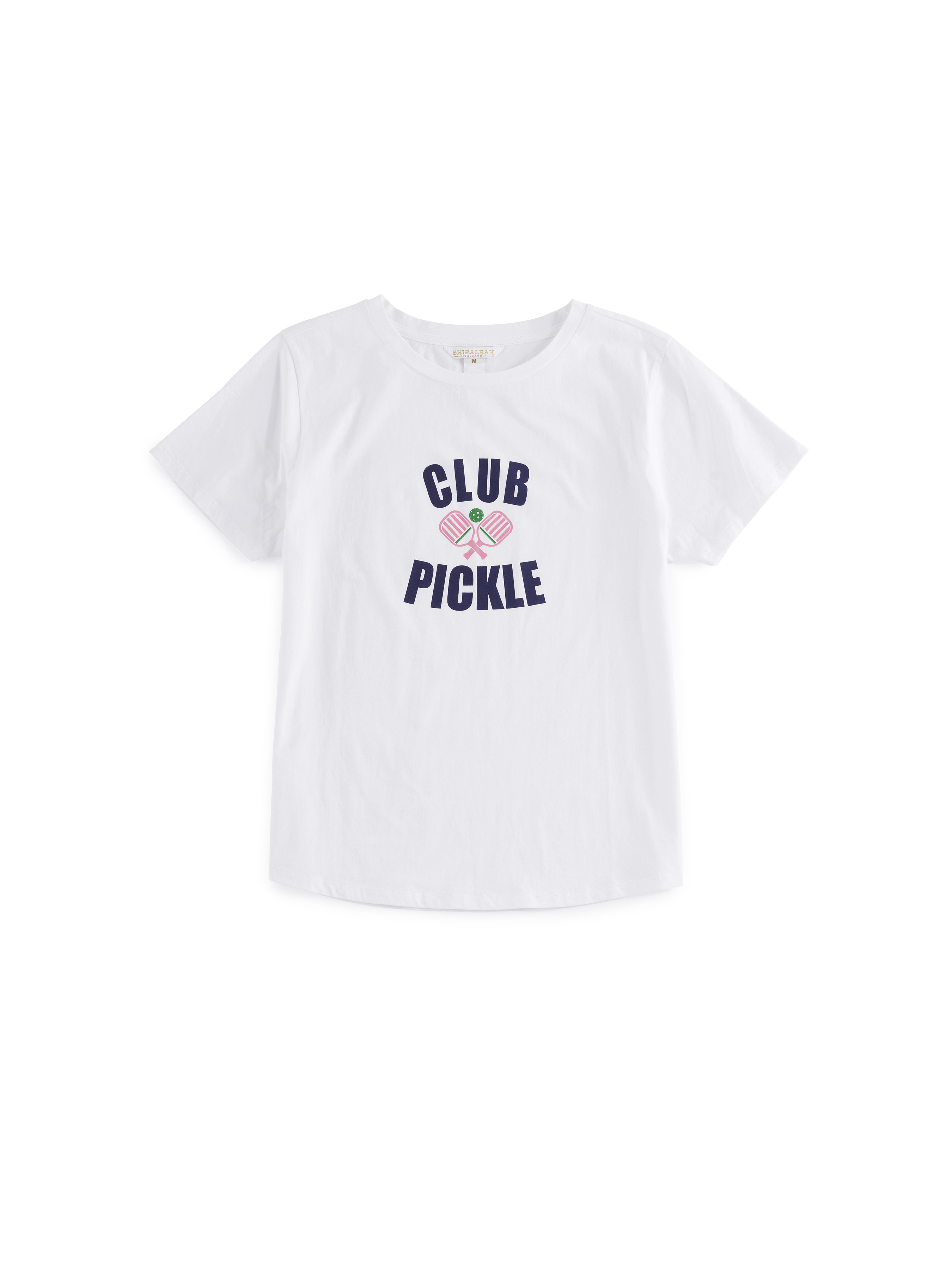 Picture of "CLUB PICKLE" T-SHIRT MEDIUM, WHITE