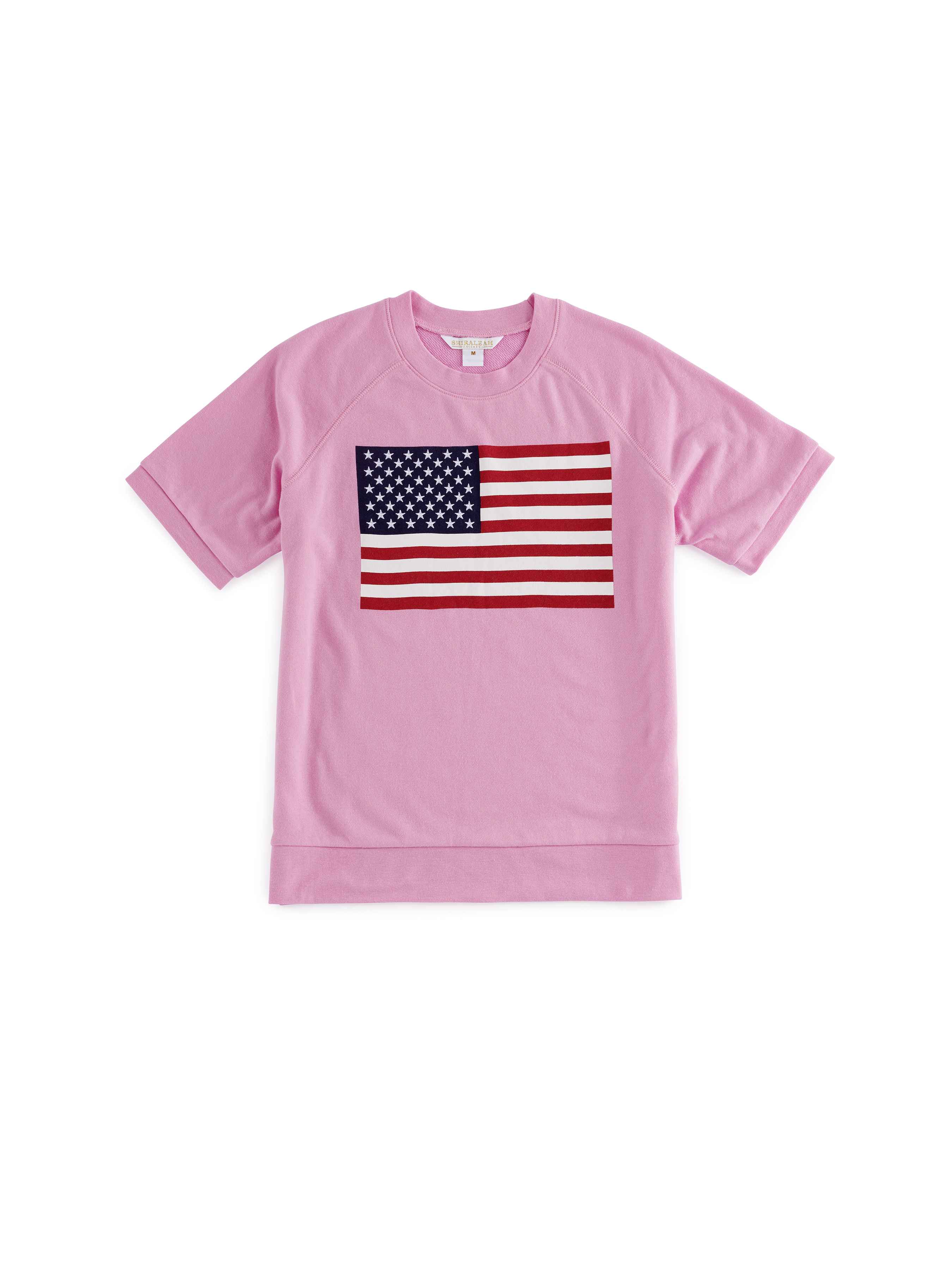 Picture of FLAG LIGHTWEIGHT SS SWEATSHIRT MEDIUM, PINK