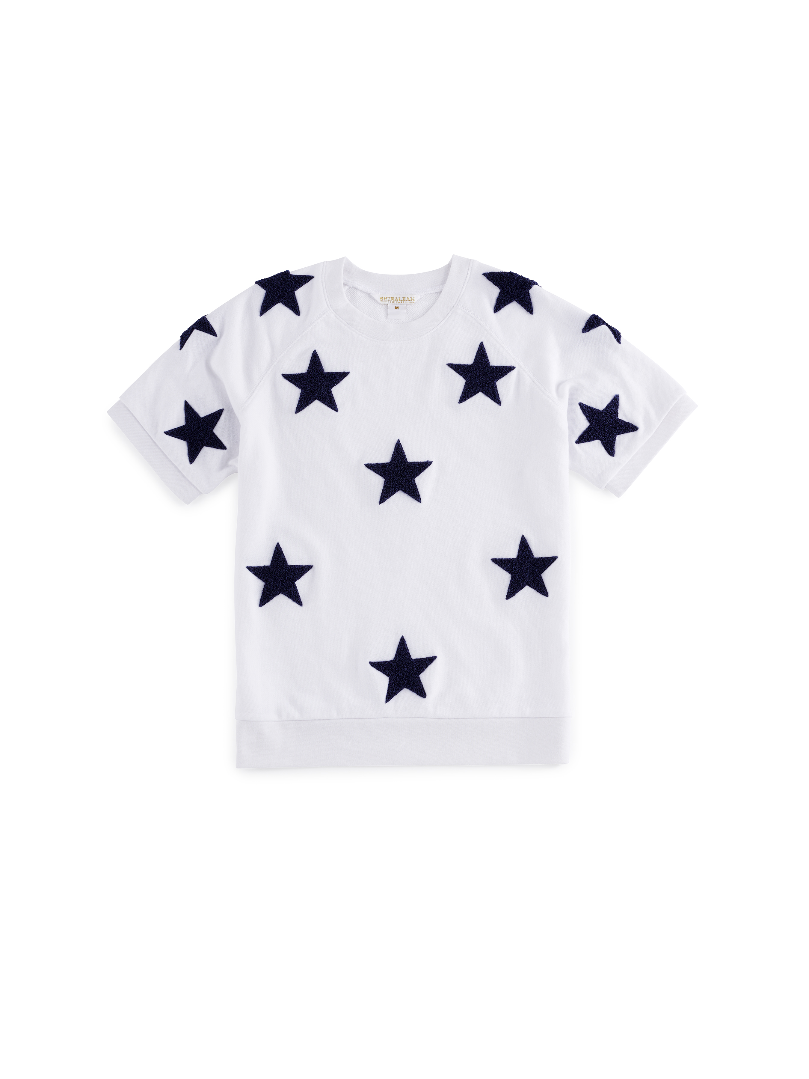 Picture of STARS  SHORT SLEEVE SWEATSHIRT EXTRA LARGE, WHITE