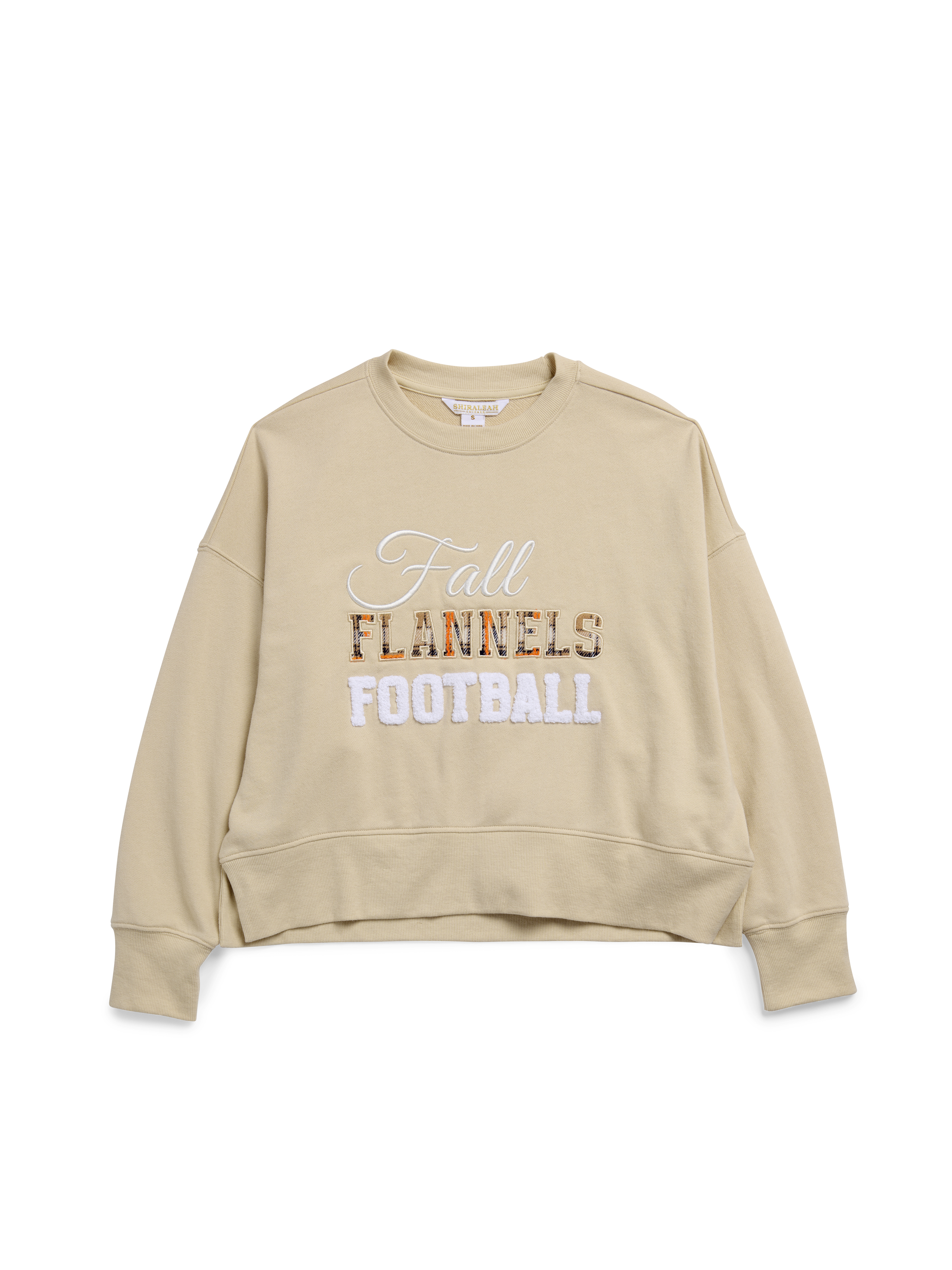 Picture of S  "FALL, FLANNELS, FOOTBALL" RELAXED SWEATSHIRT,P