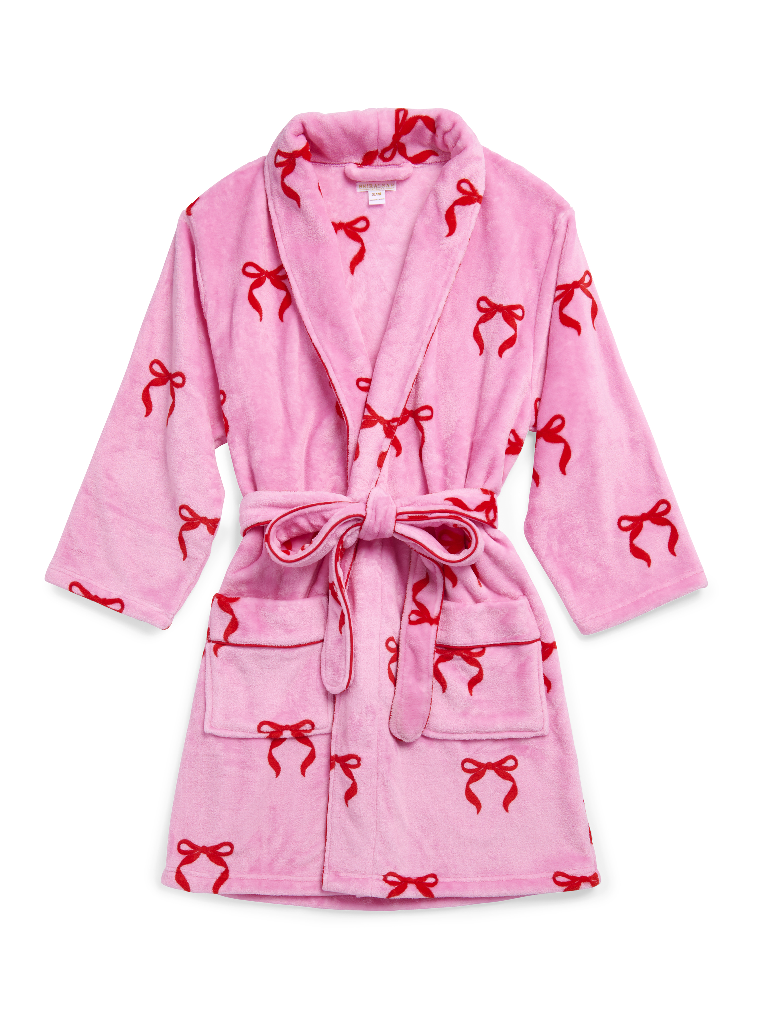 Picture of ASSORTED SET OF 2 BOW ROBES, PINK