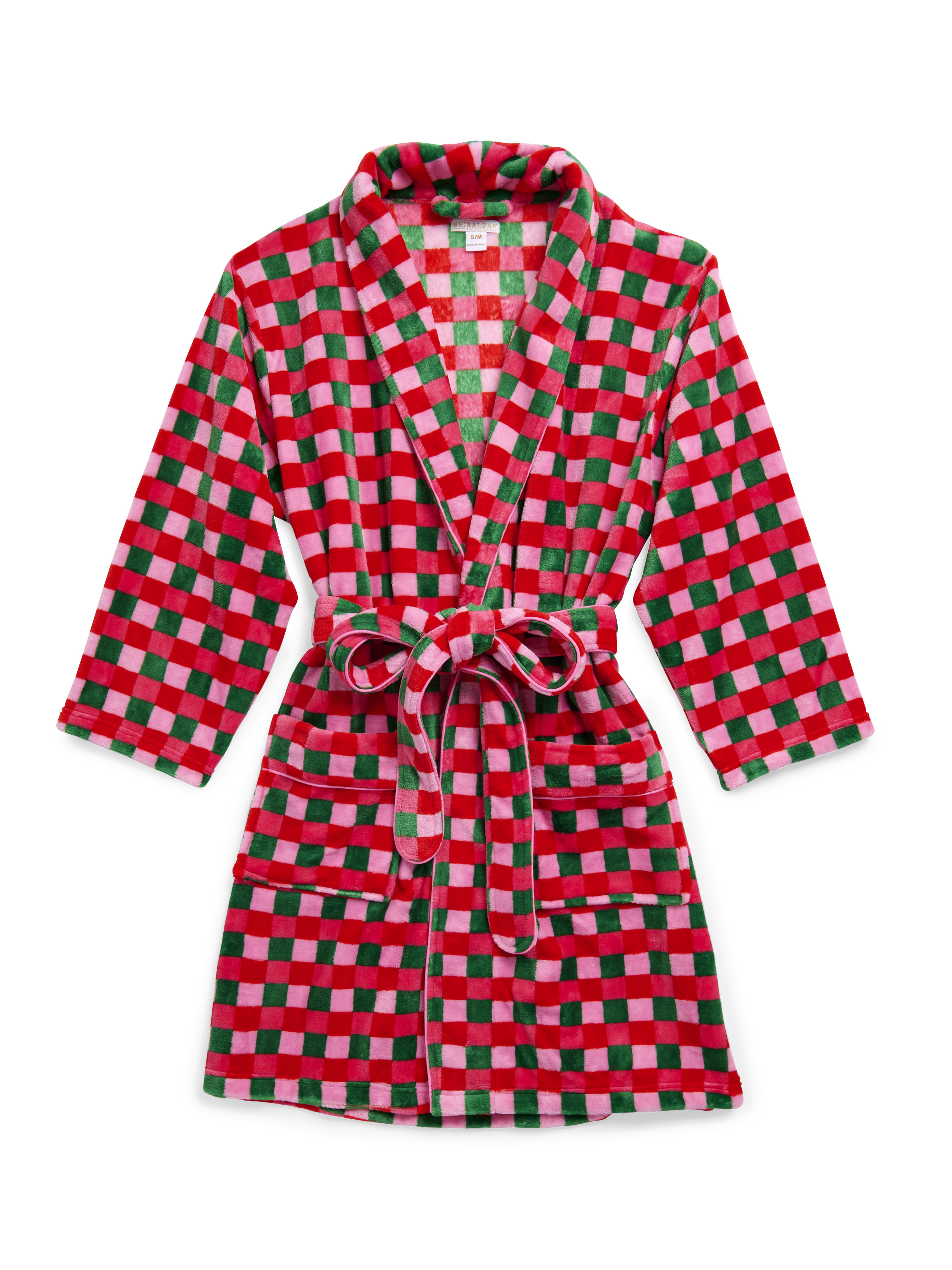 Picture of L/XL CHECKERED ROBE,MULTI