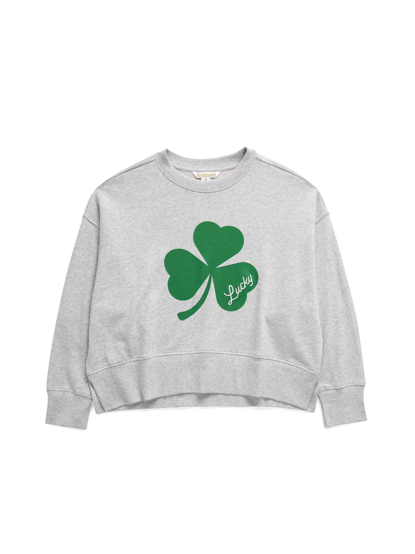 Picture of L SHAMROCK "LUCKY" RELAXED SWEATSHIRT,GREY