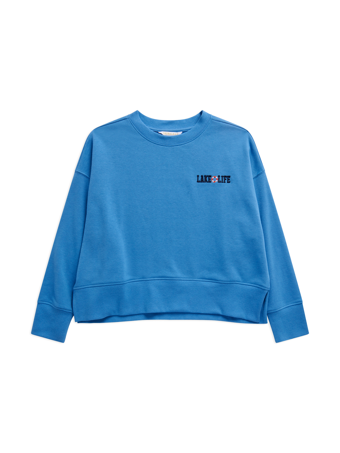 Picture of L "BOAT DOCKS AND FLIP FLOPS"  SWEATSHIRT,BLUE