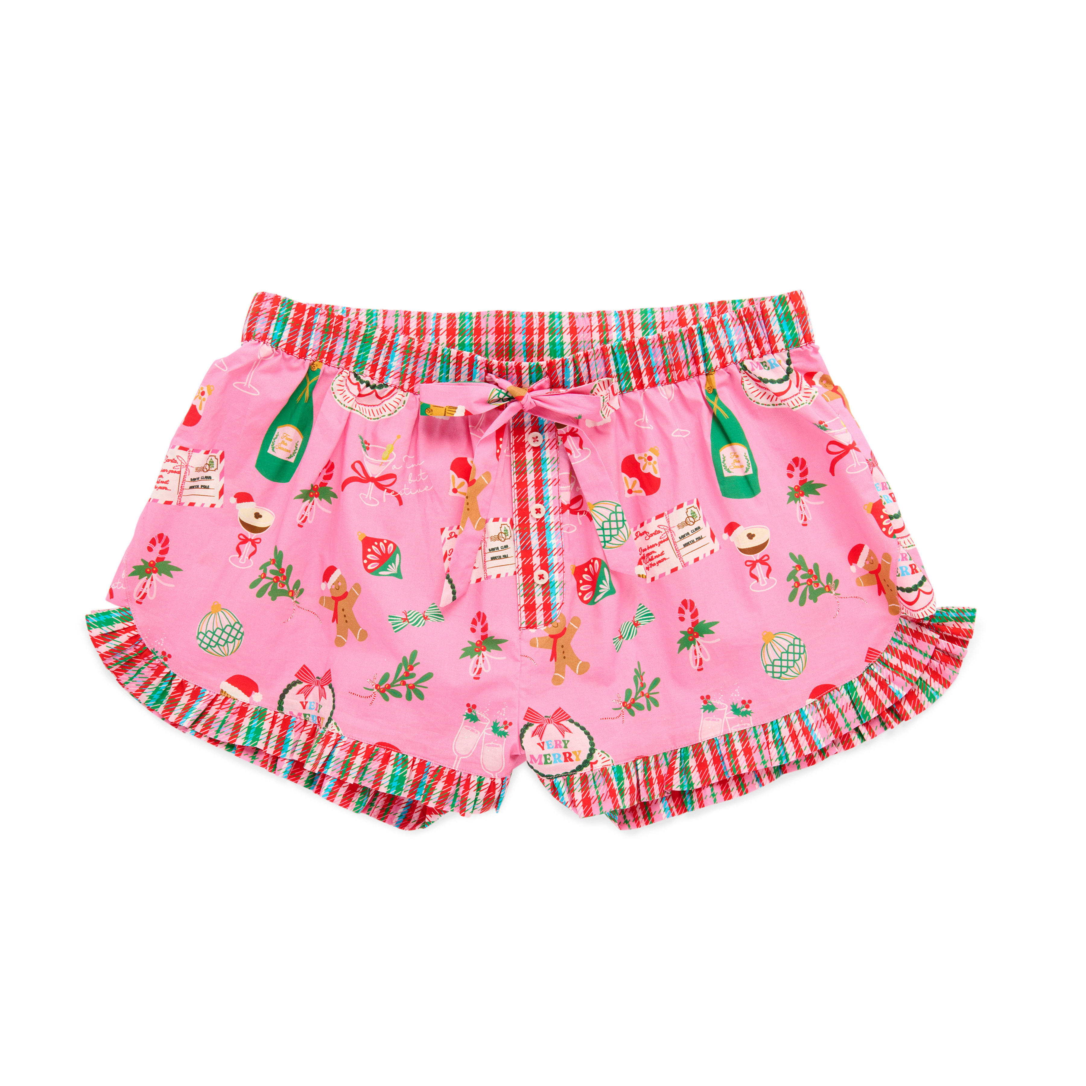 Picture of XS  MERRY ICONS BOXER SHORT,PINK