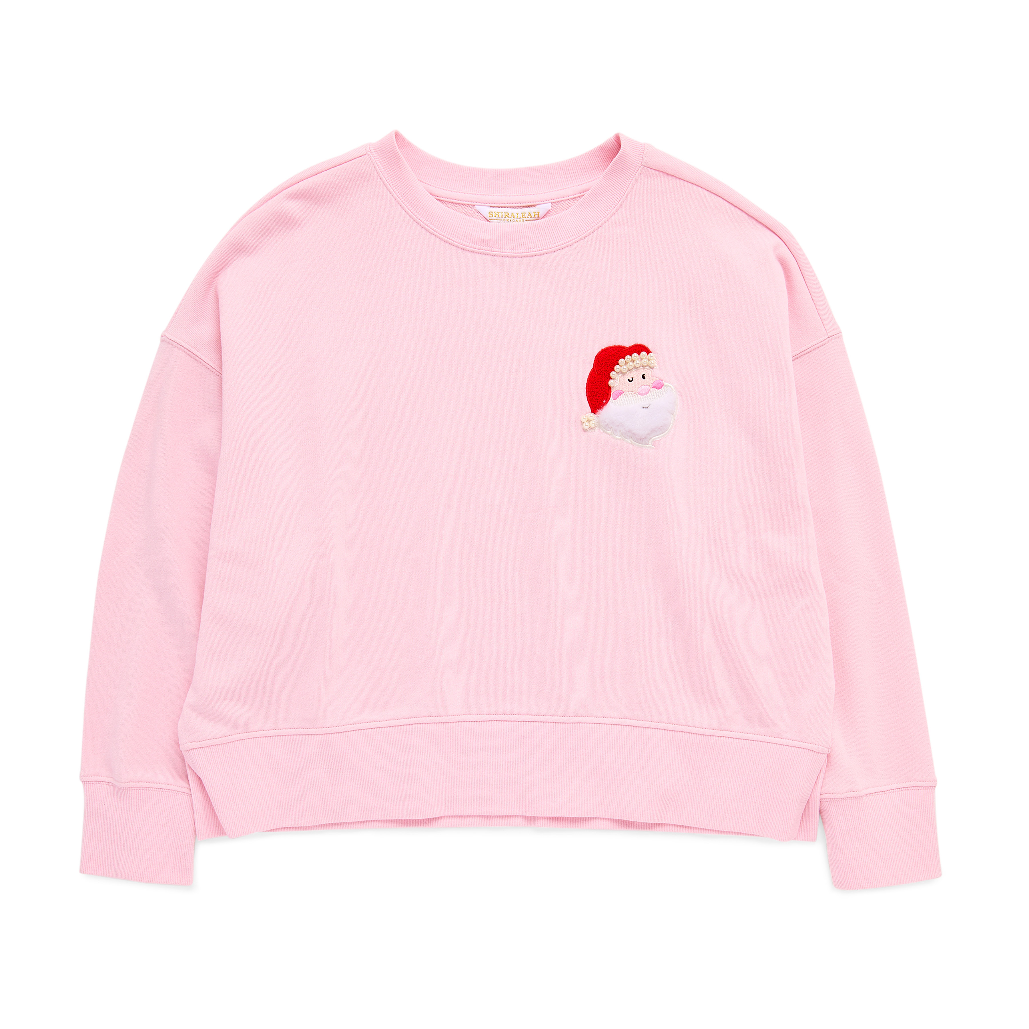 Picture of XL SANTA/"HO HO HO" RELAXED SWEATSHIRT,BLUSH