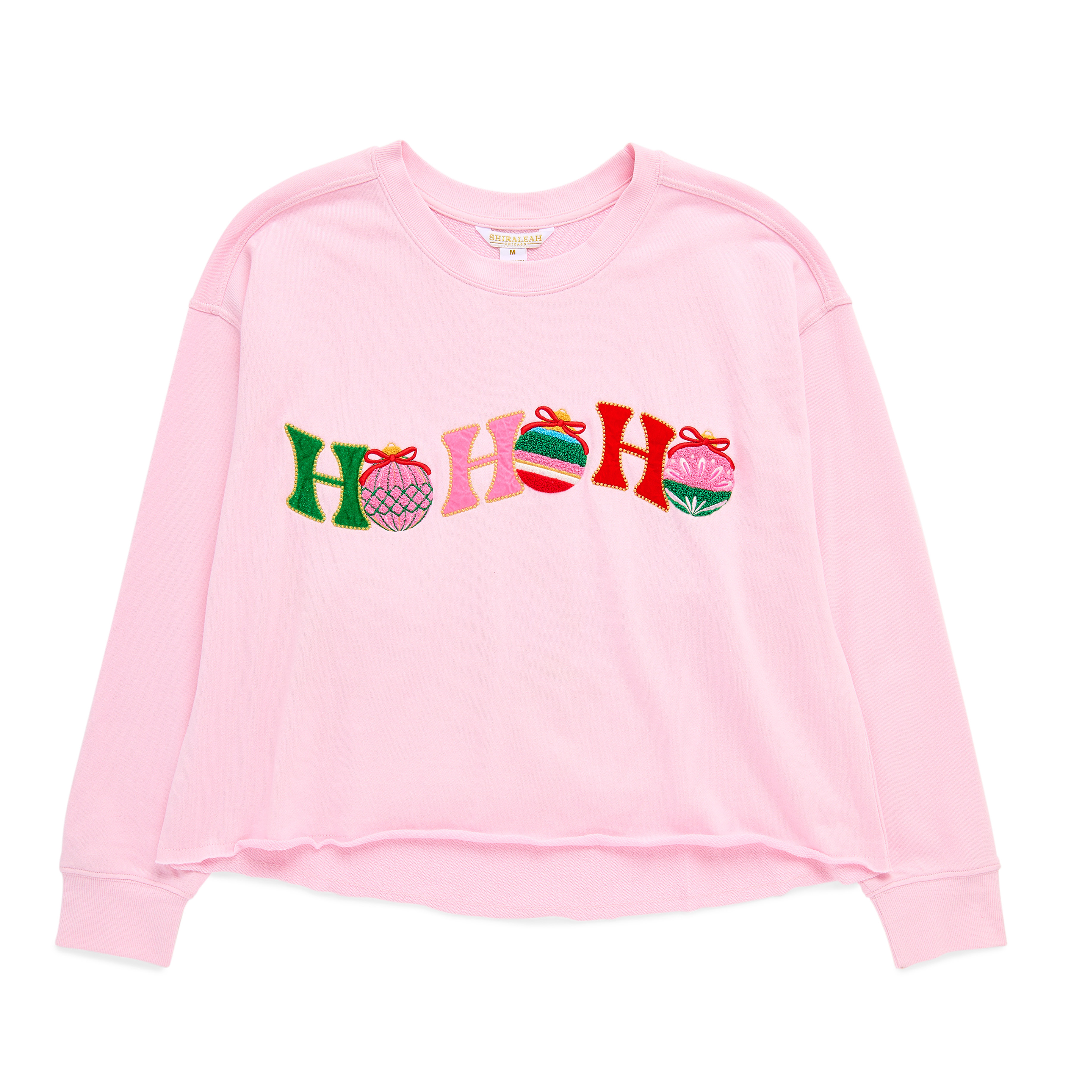 Picture of S  "HO HO HO" LOUNGE SWEATSHIRT,BLUSH