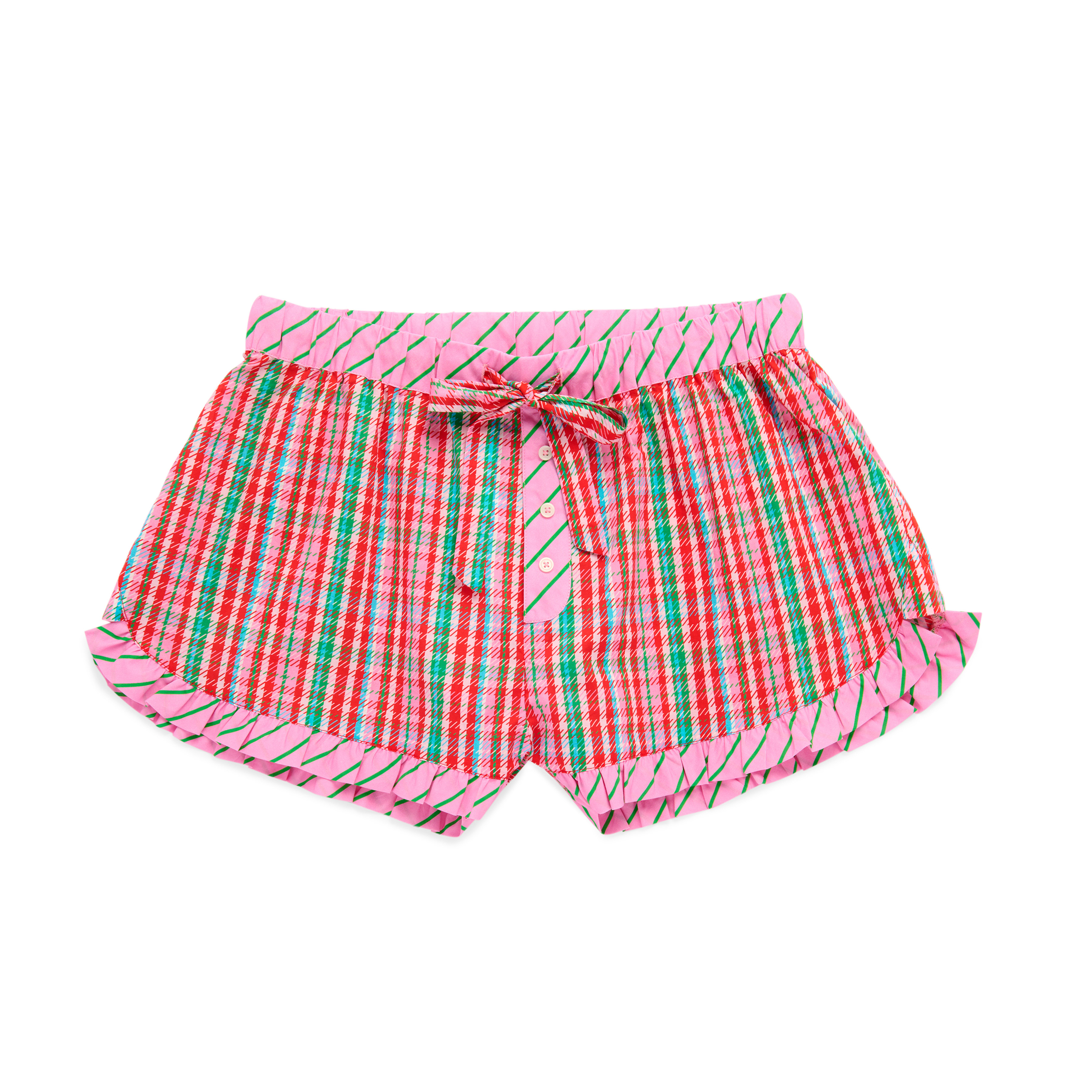 Picture of XS  PLAID BOXER SHORT,MULTI