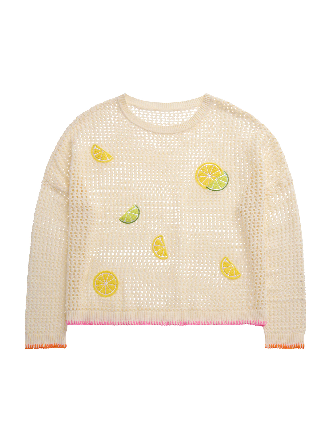 Picture of M CITRUS MESH SWEATER,IVORY