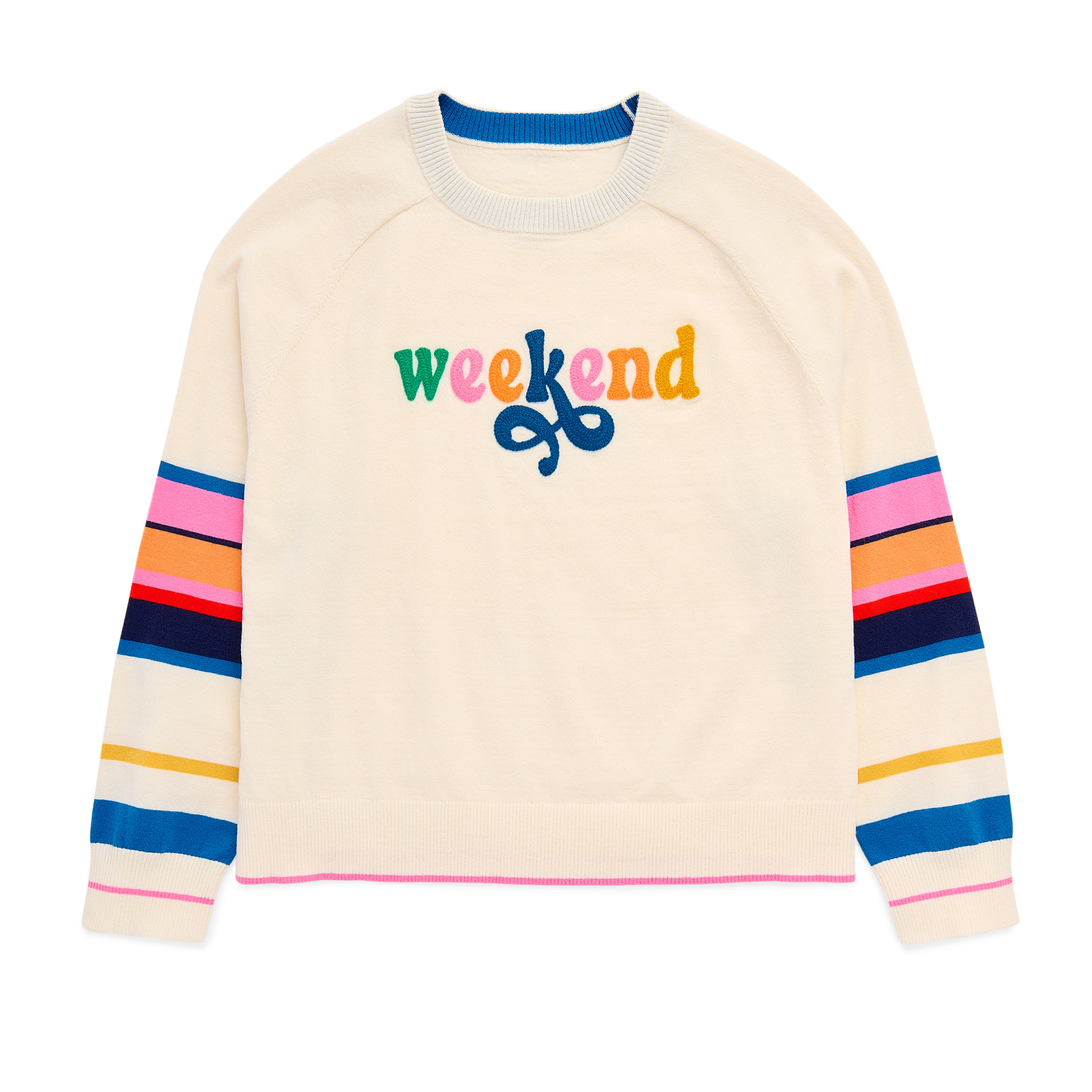 Picture of M "WEEKEND" LIGHTWEIGHT BOXY SWEATER,IVORY