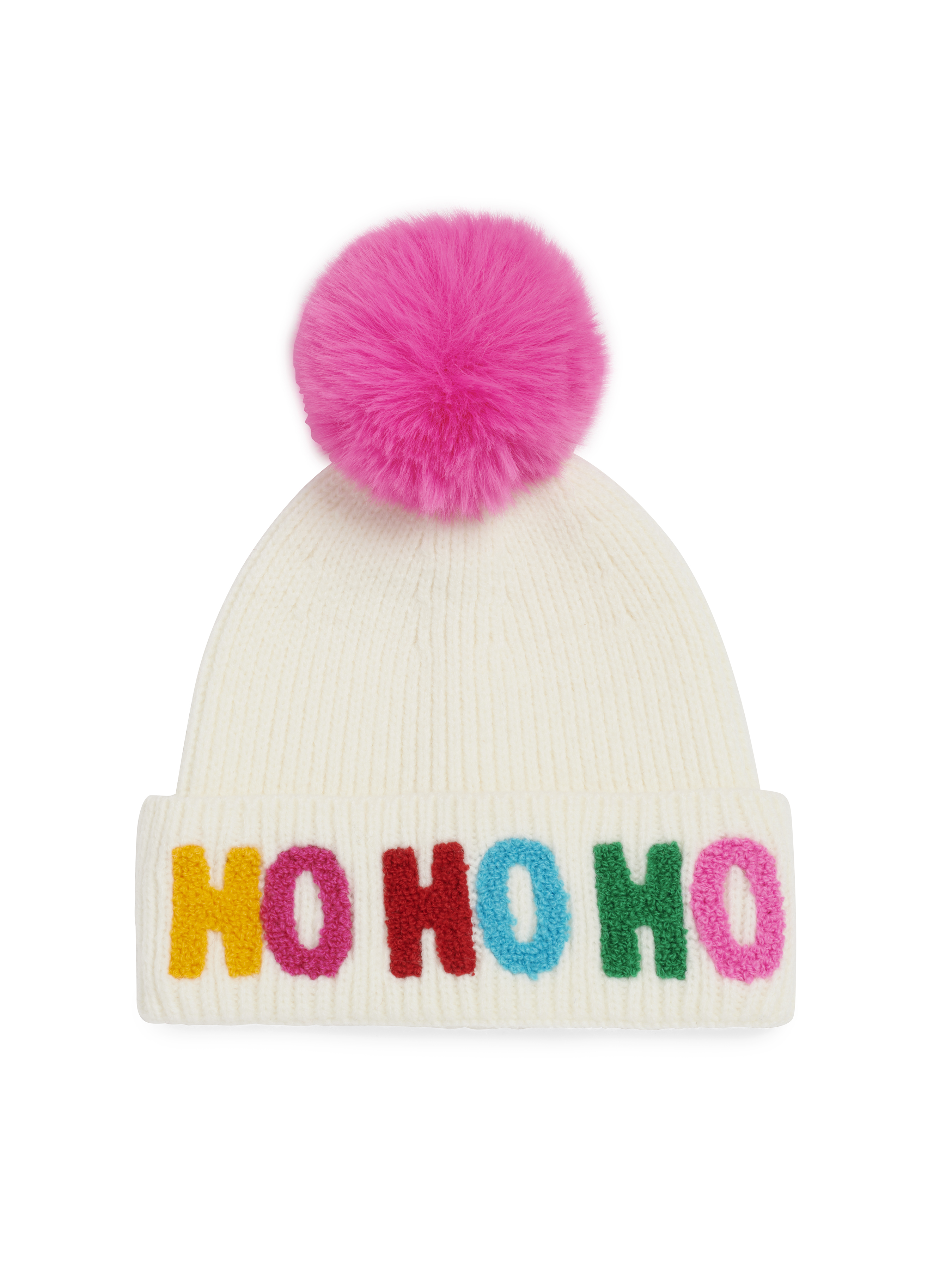 Picture of "HO HO HO" BEANIE ,WHITE