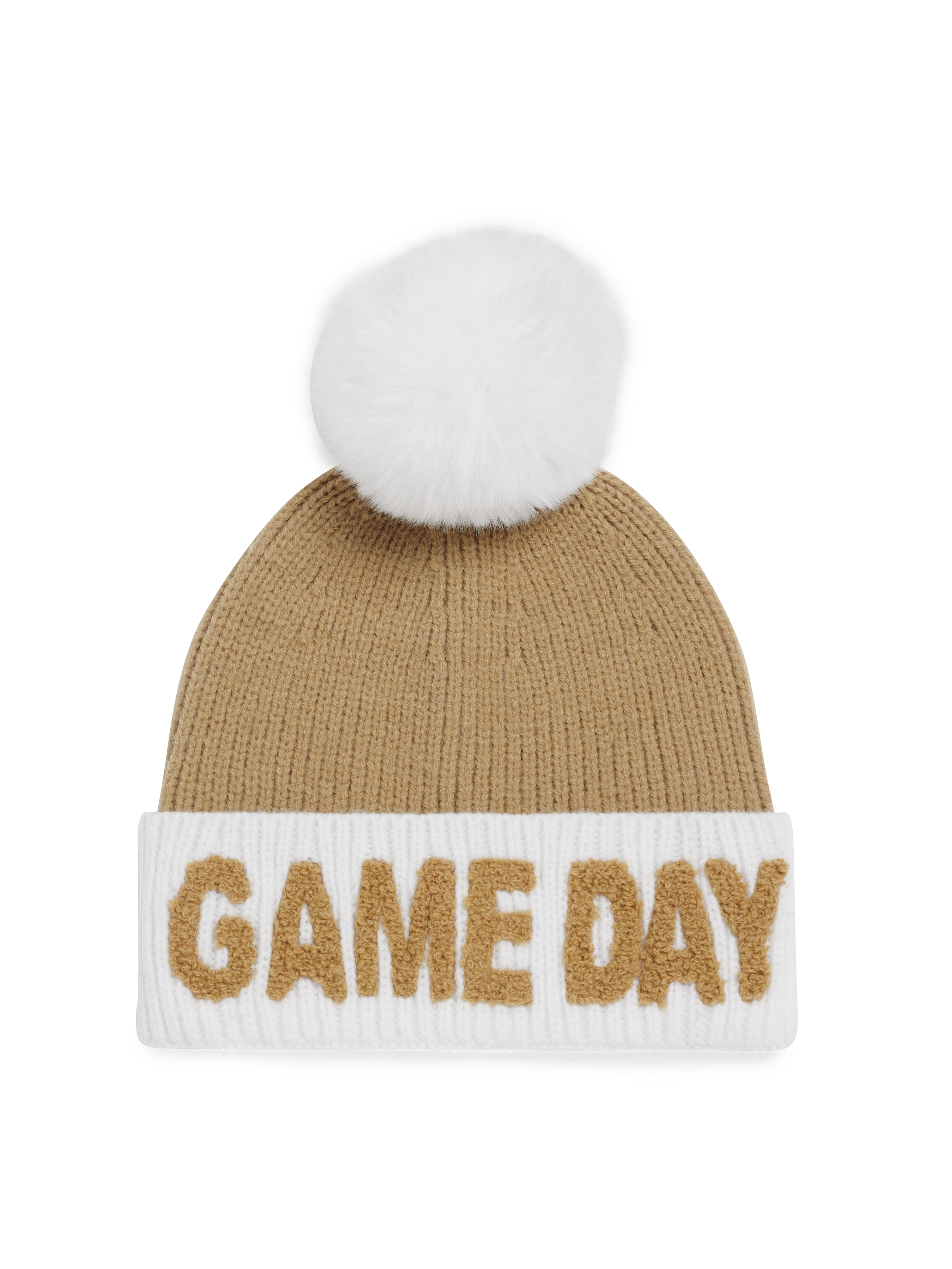 Picture of "GAME DAY" TWO-TONE BEANIE,TAN