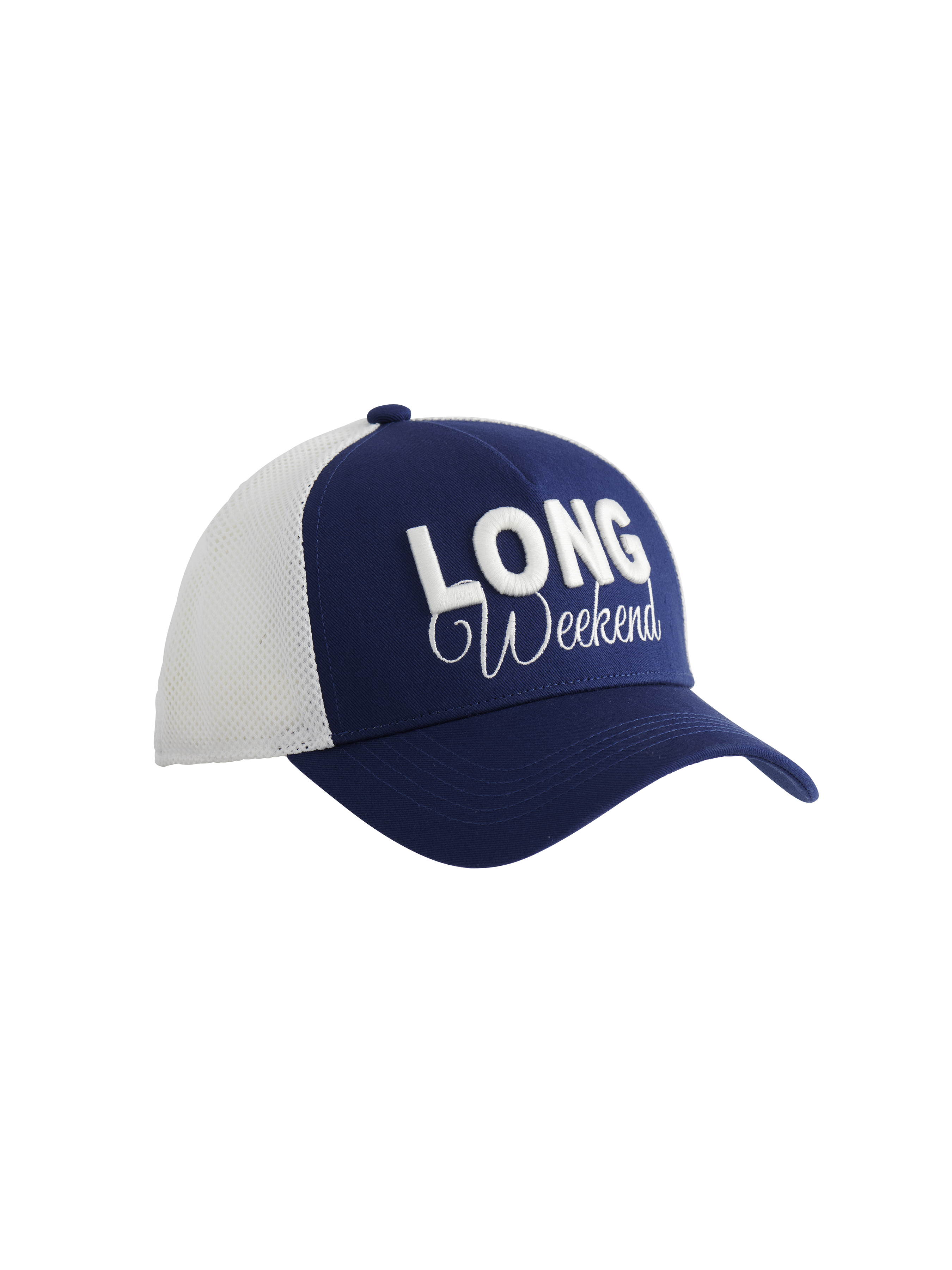 Picture of "LONG WEEKEND" TRUCKER HAT,NAVY