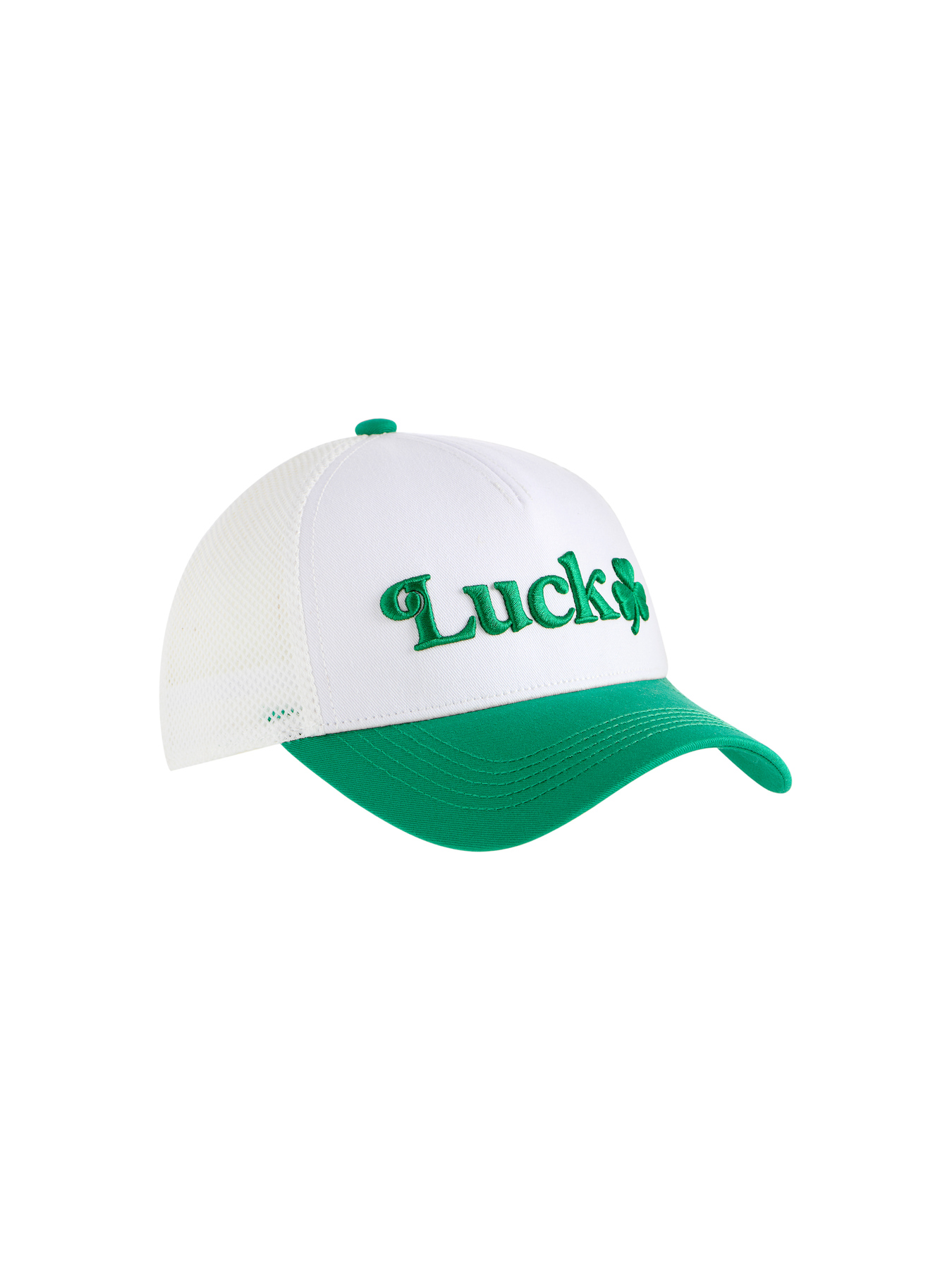 Picture of "LUCKY" SHAMROCK TRUCKER HAT