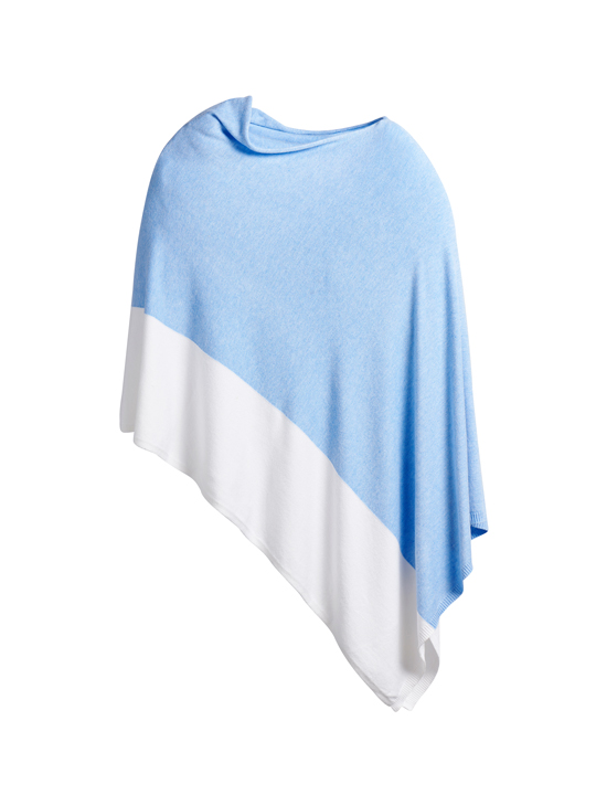 Picture of MADELEINE TRAVEL PONCHO, BLUEBELL