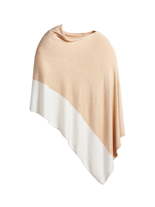 Picture of MADELEINE TRAVEL PONCHO, OATMEAL