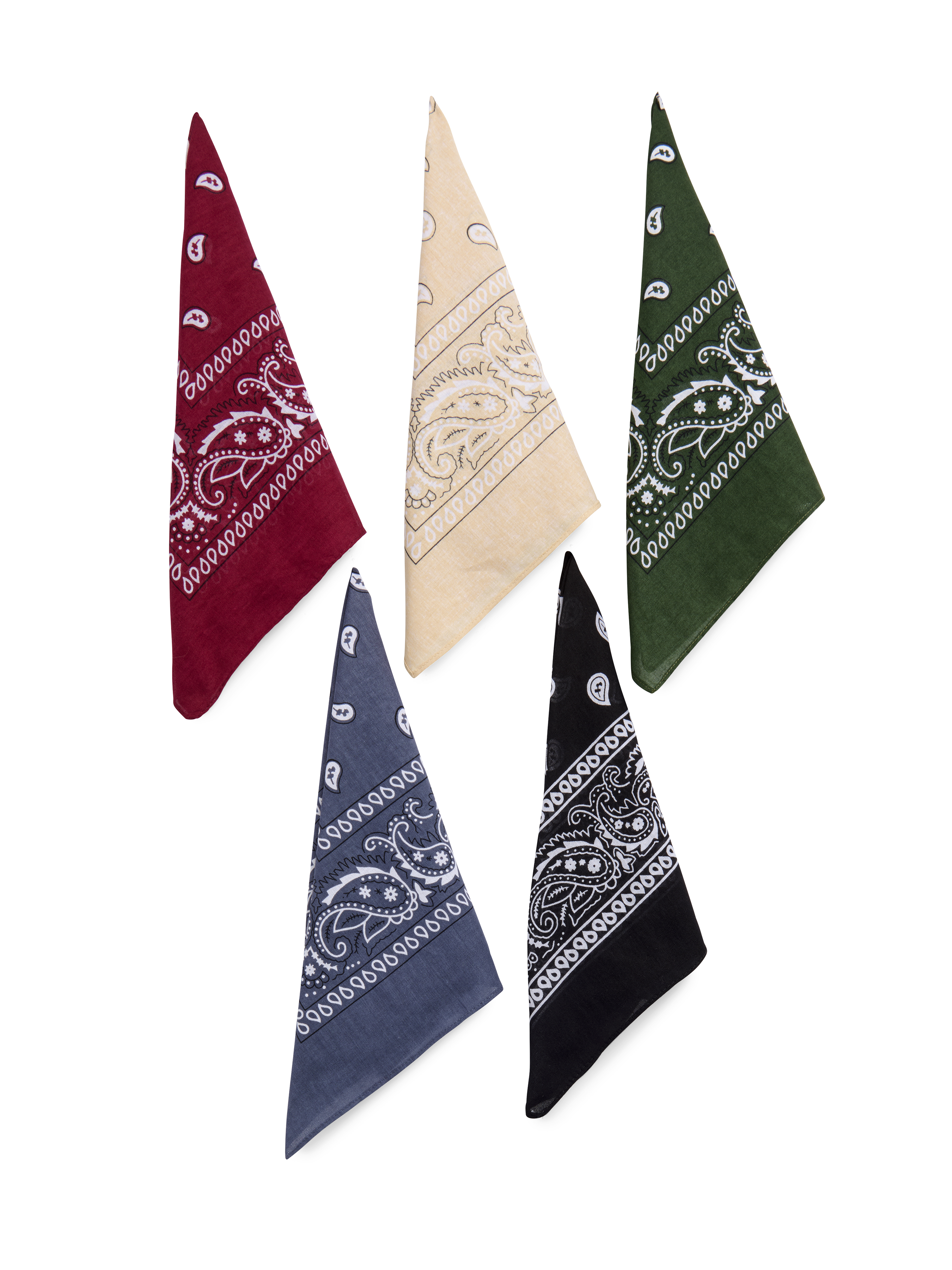 Picture of SYD ASSORTED SET OF 5 SCARVES, MULTI