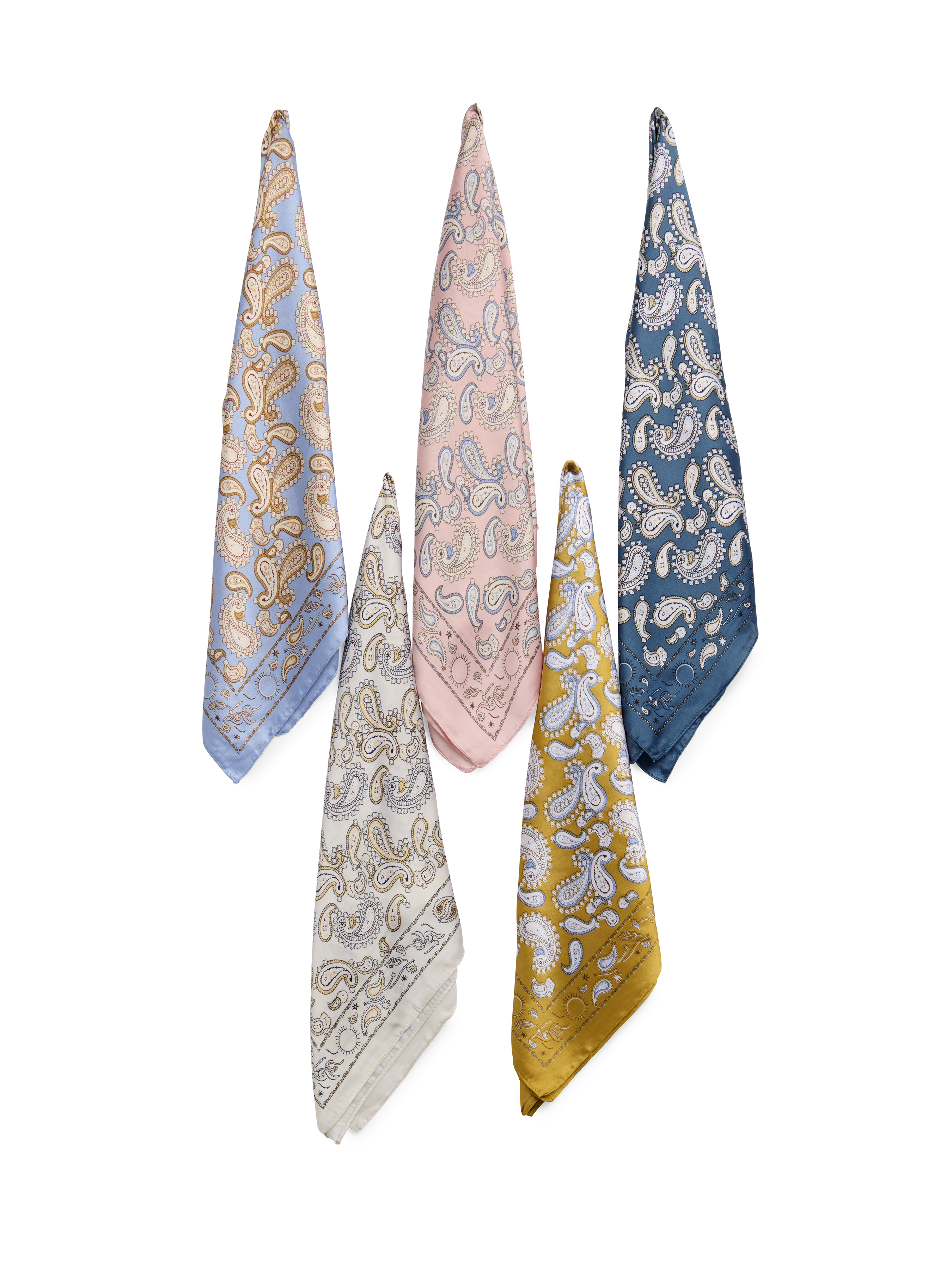 Picture of WYATT ASSORTED SET OF 5 SCARVES, MULTI