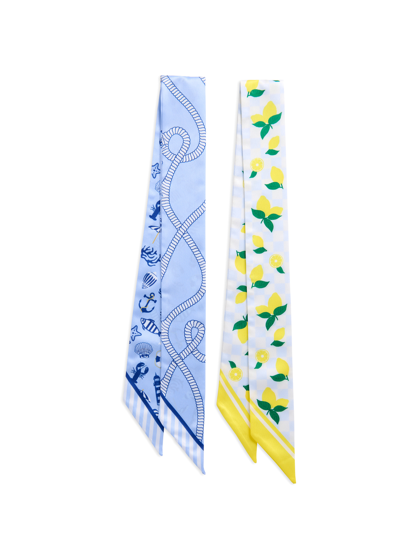 Picture of ASST SET/2 COASTAL CITRUS TWILLY SCARF,MULTI