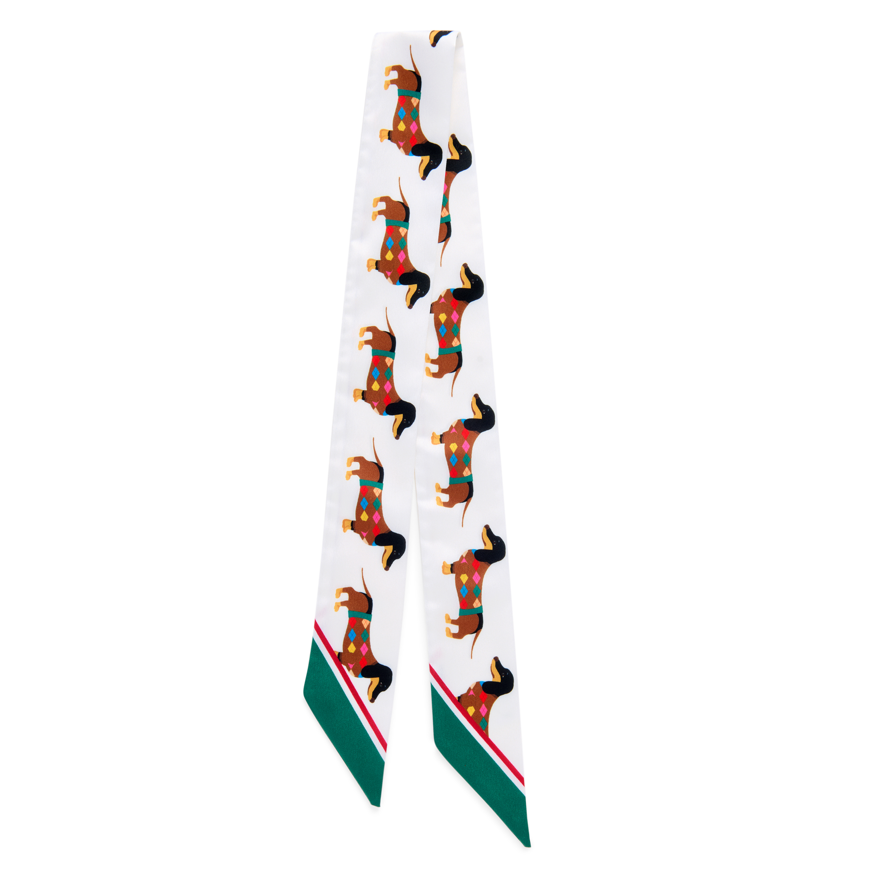 Picture of DOGGIES TWILLY SCARF,IVORY