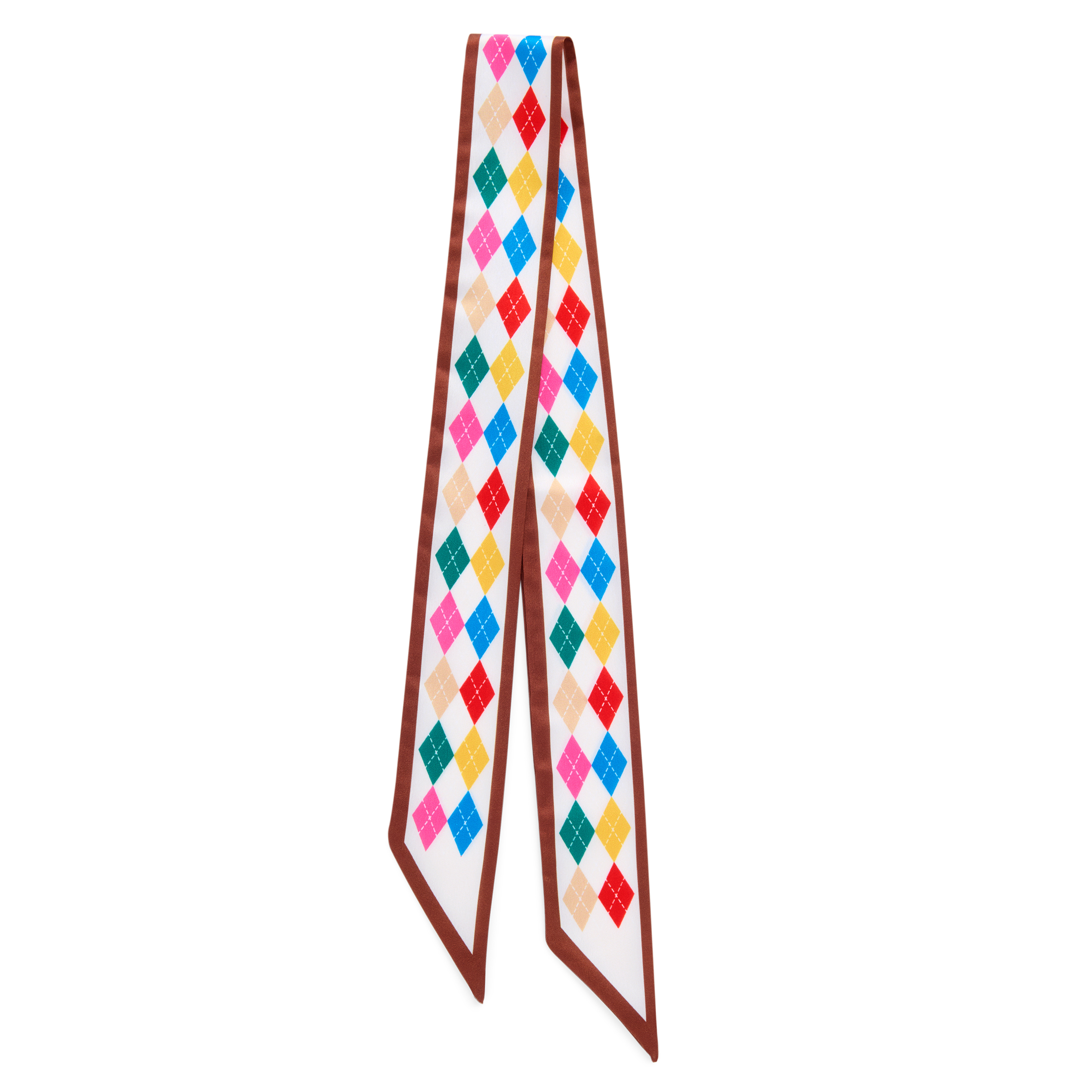 Picture of ARGYLE TWILLY SCARF,IVORY