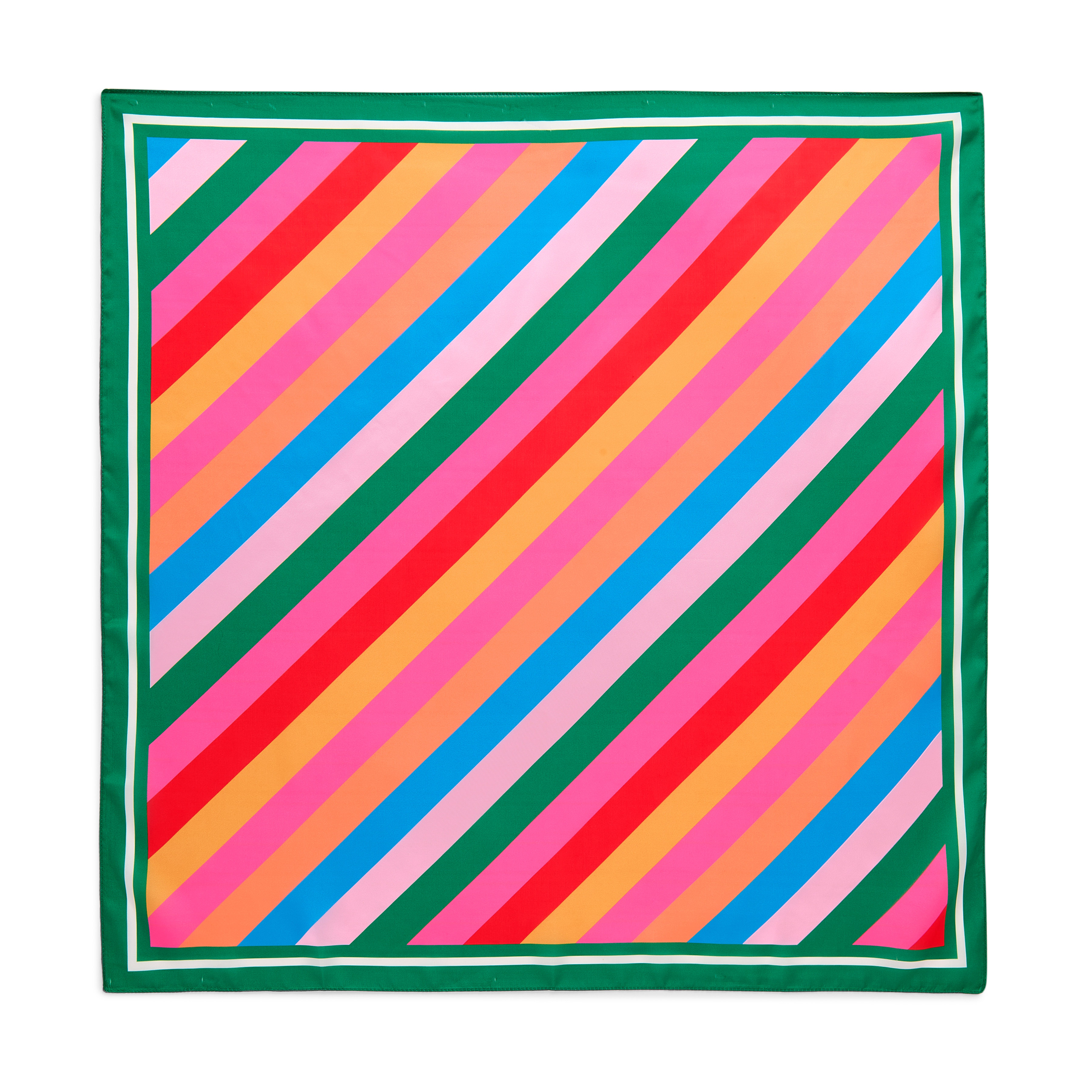 Picture of FESTIVE STRIPE SQUARE SCARF,MULTI