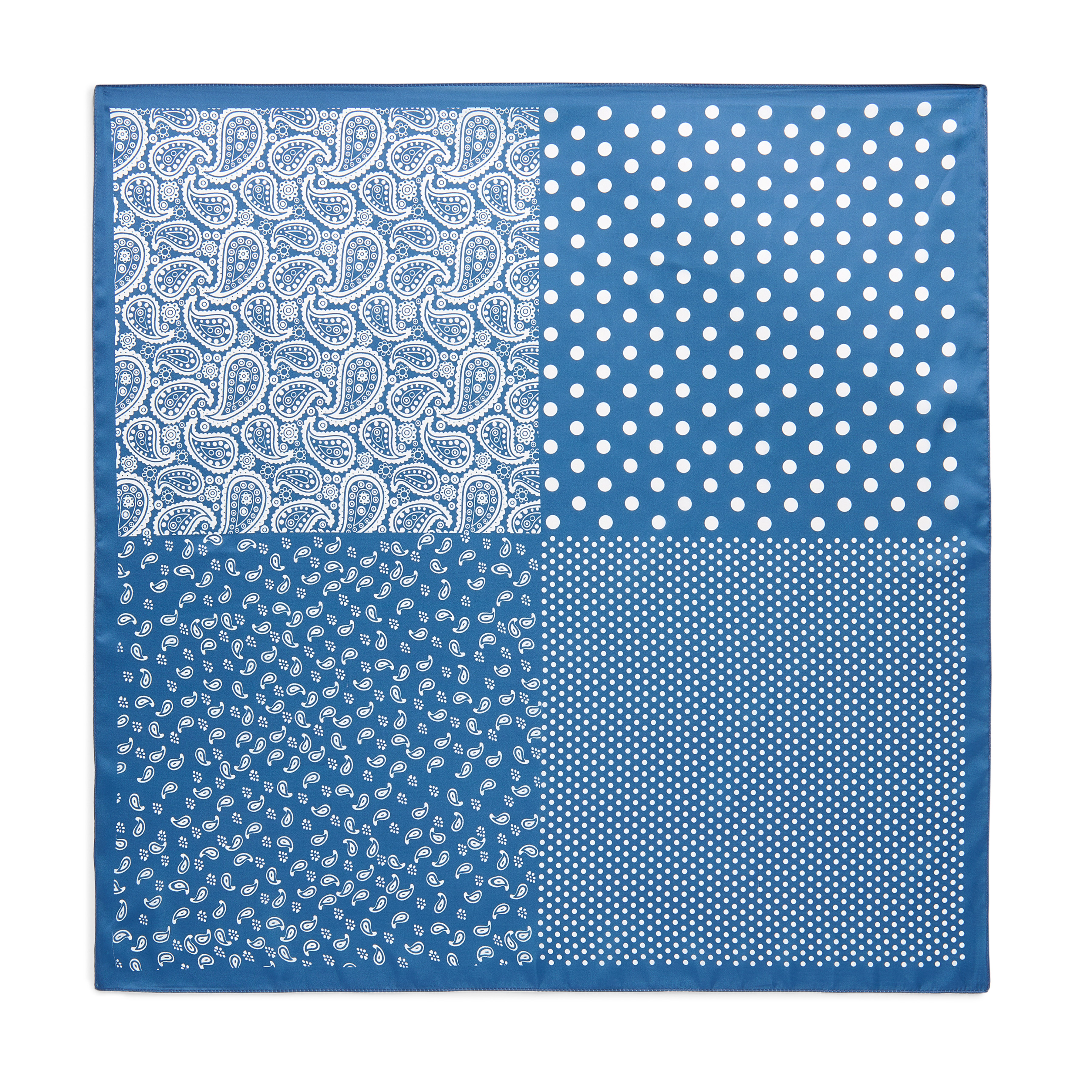 Picture of PAISLEY SQUARE SCARF,BLUE