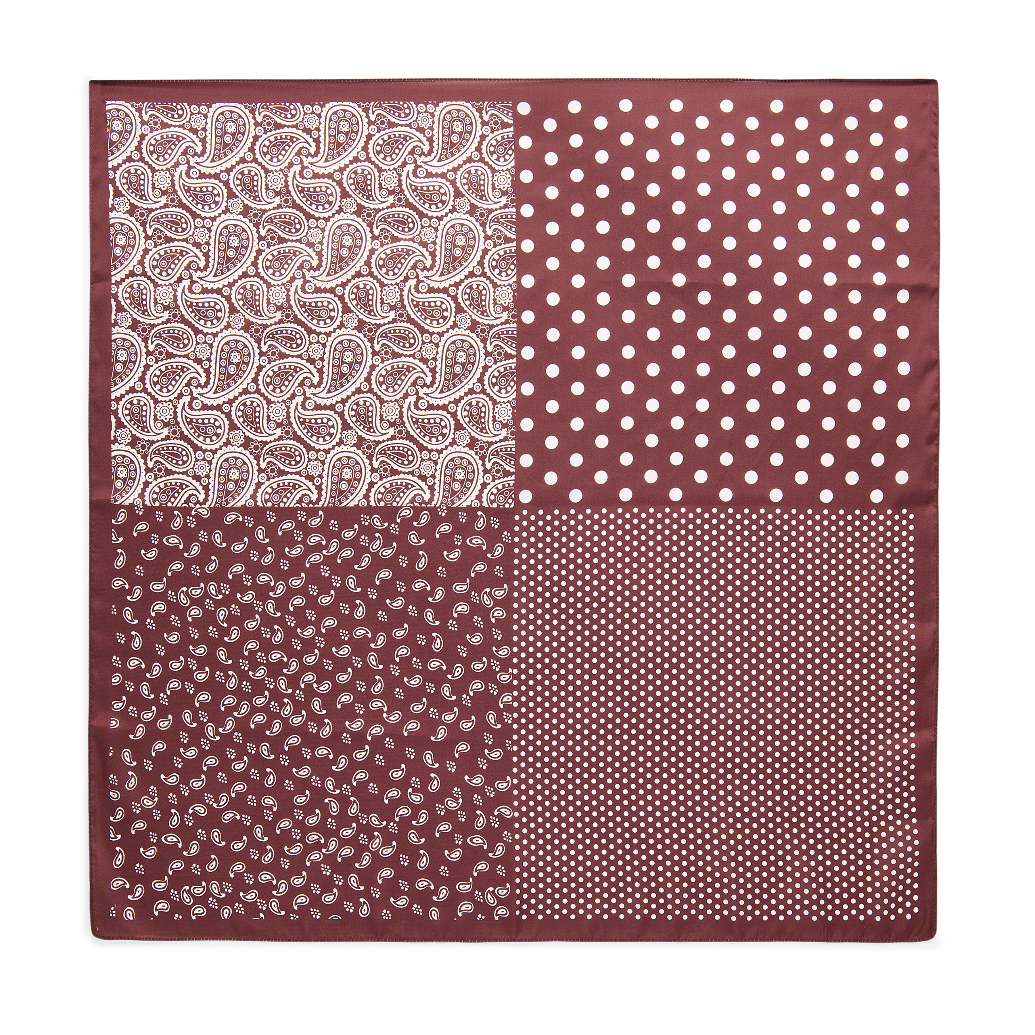 Picture of PAISLEY SQUARE SCARF,BROWN